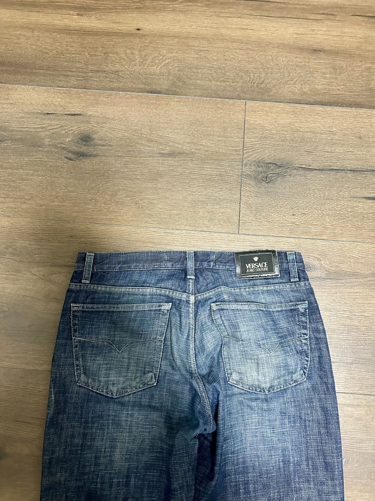 Versace × Vintage Vintage Versace Oversize Y2K Fit Jeans Size US 36 / EU 52 - 20 Thumbnail