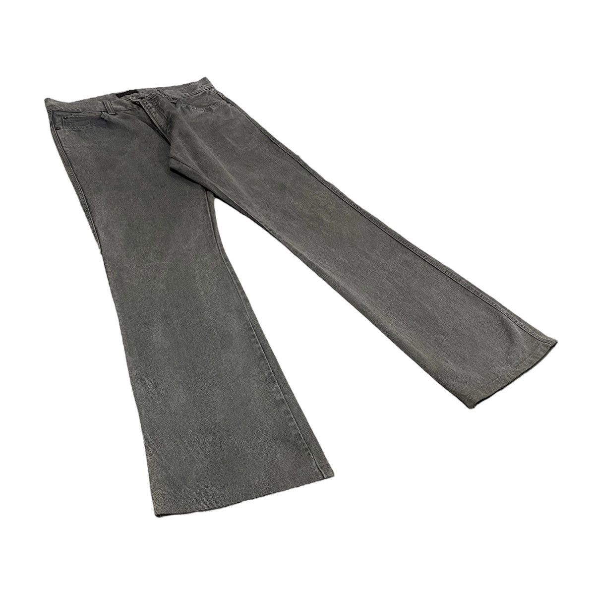 Japanese Brand Vintage Morgan Homme Japan Flare Distressed Jeans Size US 31 - 2 Thumbnail