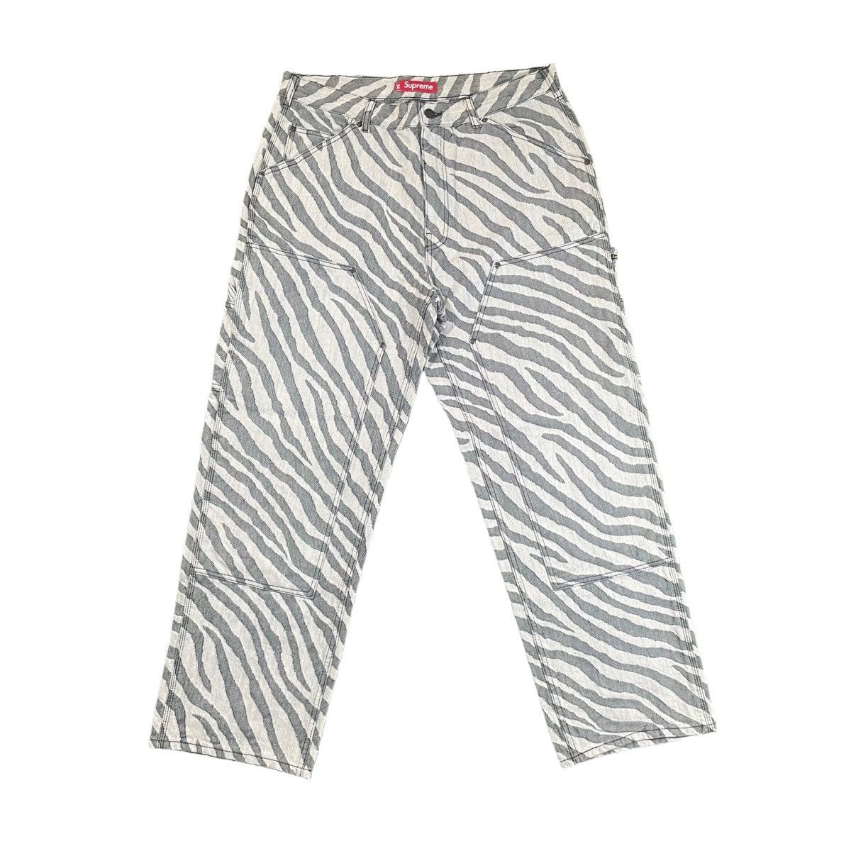 Supreme Supreme Zebra Double Knee Painter Pants | Grailed