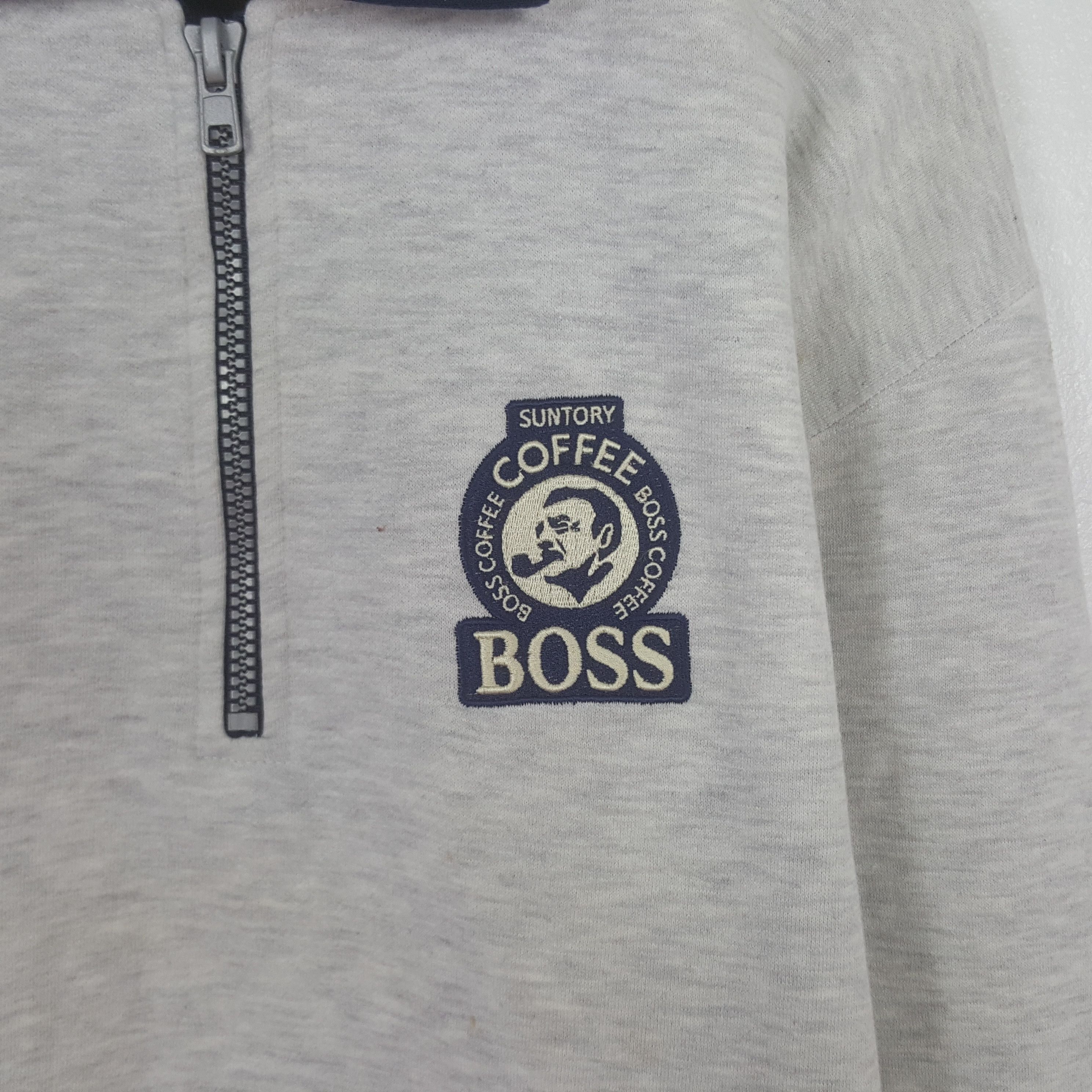 Vintage Vintage Boss Coffe Sweatshirt Size US L / EU 52-54 / 3 - 2 Thumbnail