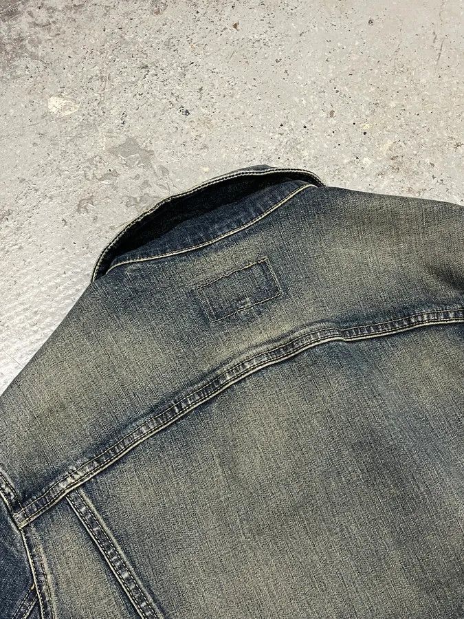 Armani 2000s Armani Blue Eroded Denim Jacket Size US S / EU 44-46 / 1 - 7 Thumbnail