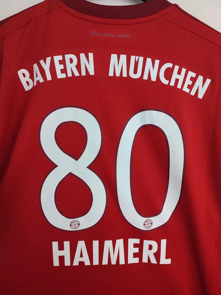 Adidas FC Bayern Munich Munchen 2015/16 #80 Haimerl FOOTBALL SHIRT Size US XXL / EU 58 / 5 - 20 Thumbnail