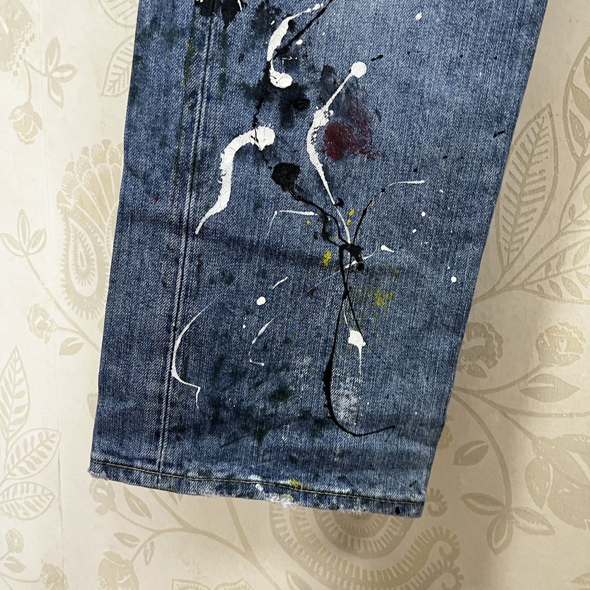 If Six Was Nine Painters Arts Soul Of Freedom Denim Japan Jeans Size US 30 / EU 46 - 10 Thumbnail