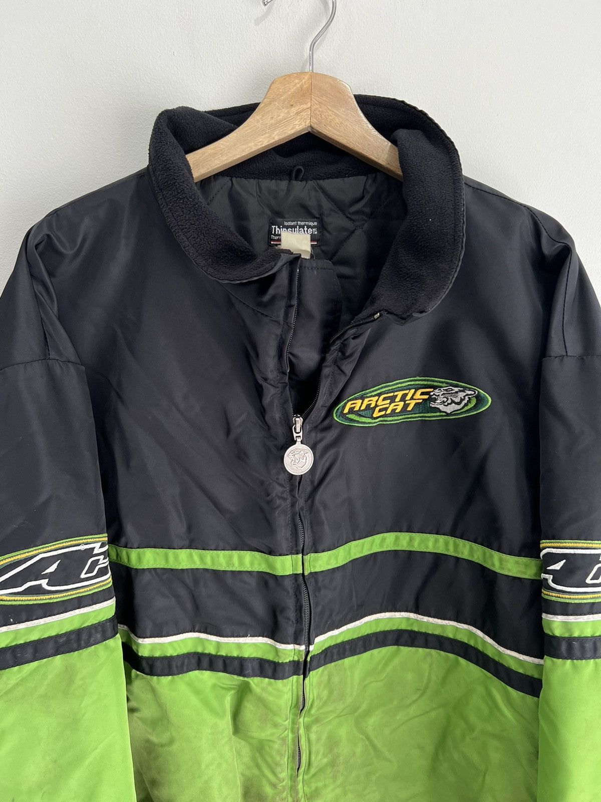 Vintage Vintage Arctic Cat Jacket racing sweater shirt Size US L / EU 52-54 / 3 - 4 Thumbnail
