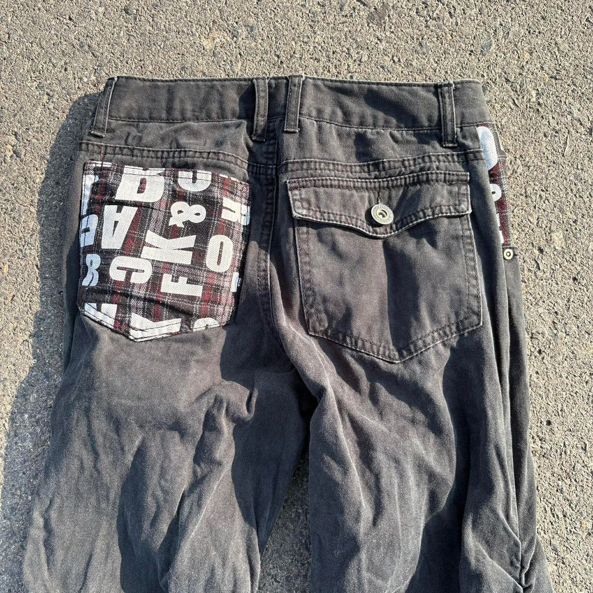 Japanese Brand Japanese Archive Corduroy Ruched Flared Pants Size US 28 / EU 44 - 15 Thumbnail
