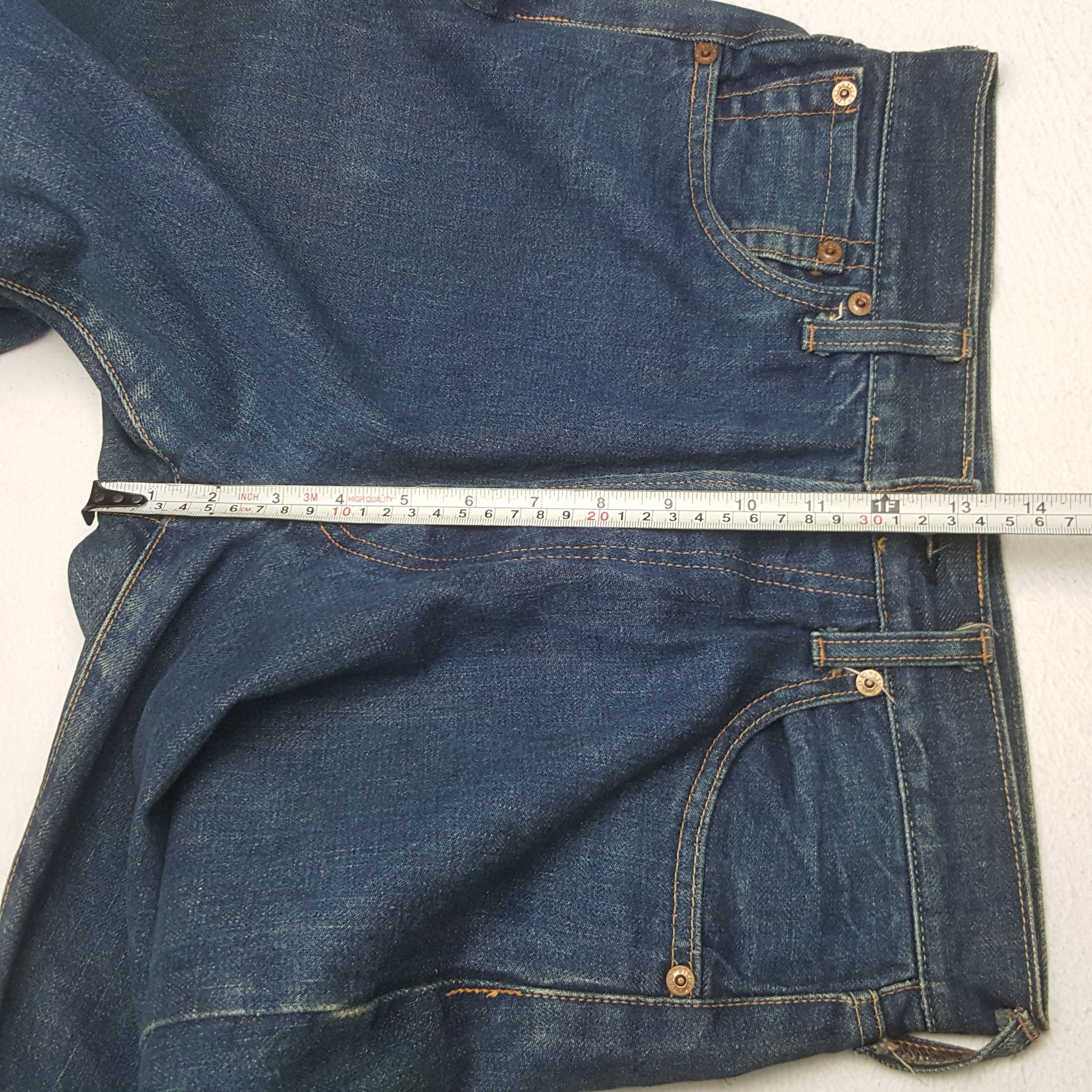 Japanese Brand Vintage Evis Japanese Daicock Custom Art Denim Jeans C280N32 Size US 28 / EU 44 - 11 Thumbnail