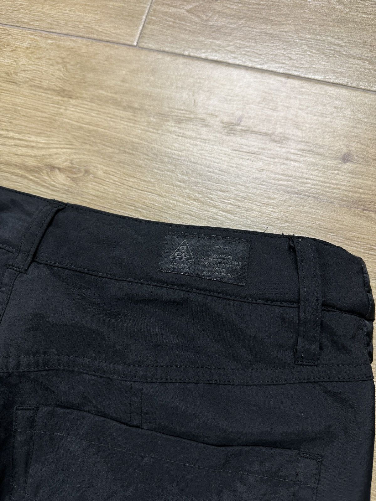 Nike × Nike ACG × Vintage Vintage Nike ACG Winter Fleece Black Pants Size 27" / US 4 / IT 40 - 14 Thumbnail