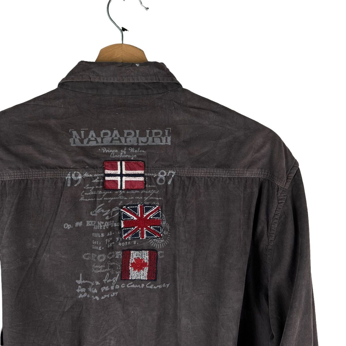 Napapijri 🔥CARGO JACKET BIG LOGO BONDAGE DESIGN Size US XL / EU 56 / 4 - 8 Thumbnail