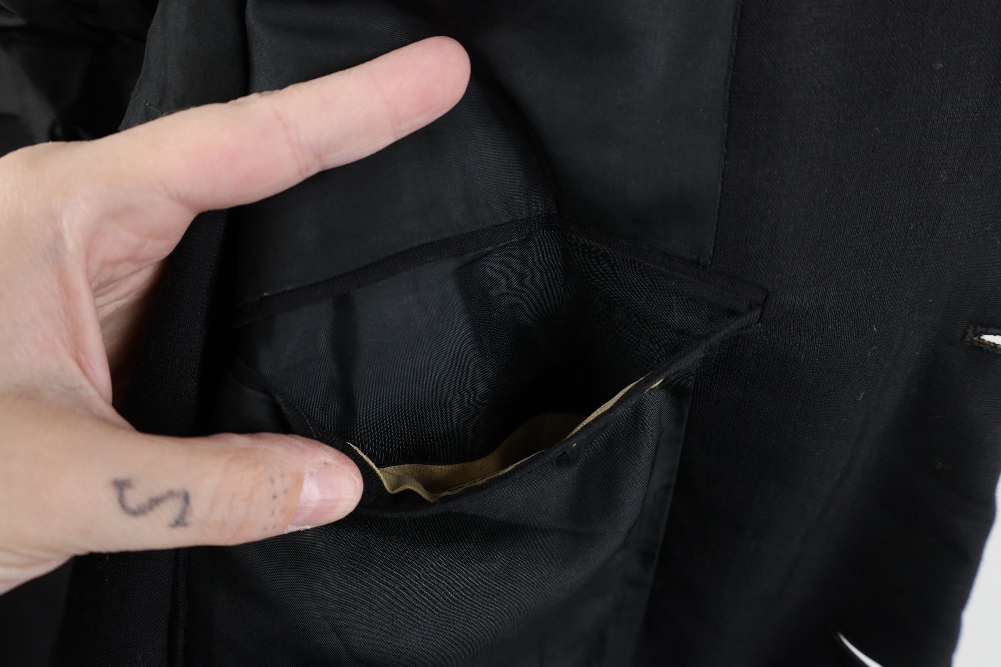 Vintage Vintage 60s Rockabilly Wool Dacron 3 Button Suit Jacket USA Size US XXL / EU 58 / 5 - 14 Thumbnail
