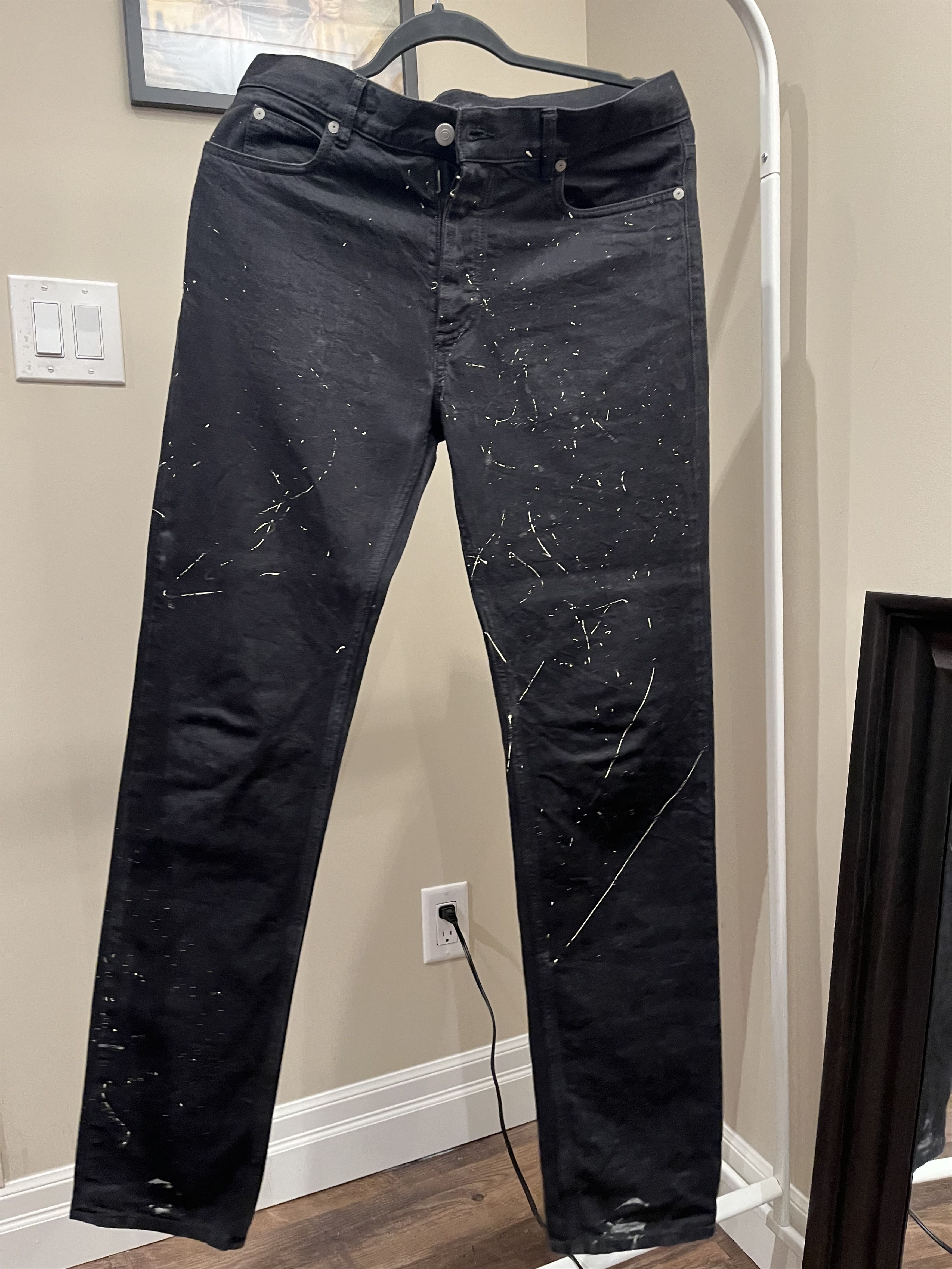 image of Maison Margiela Black Stereotype Denim, Men's (Size 32)