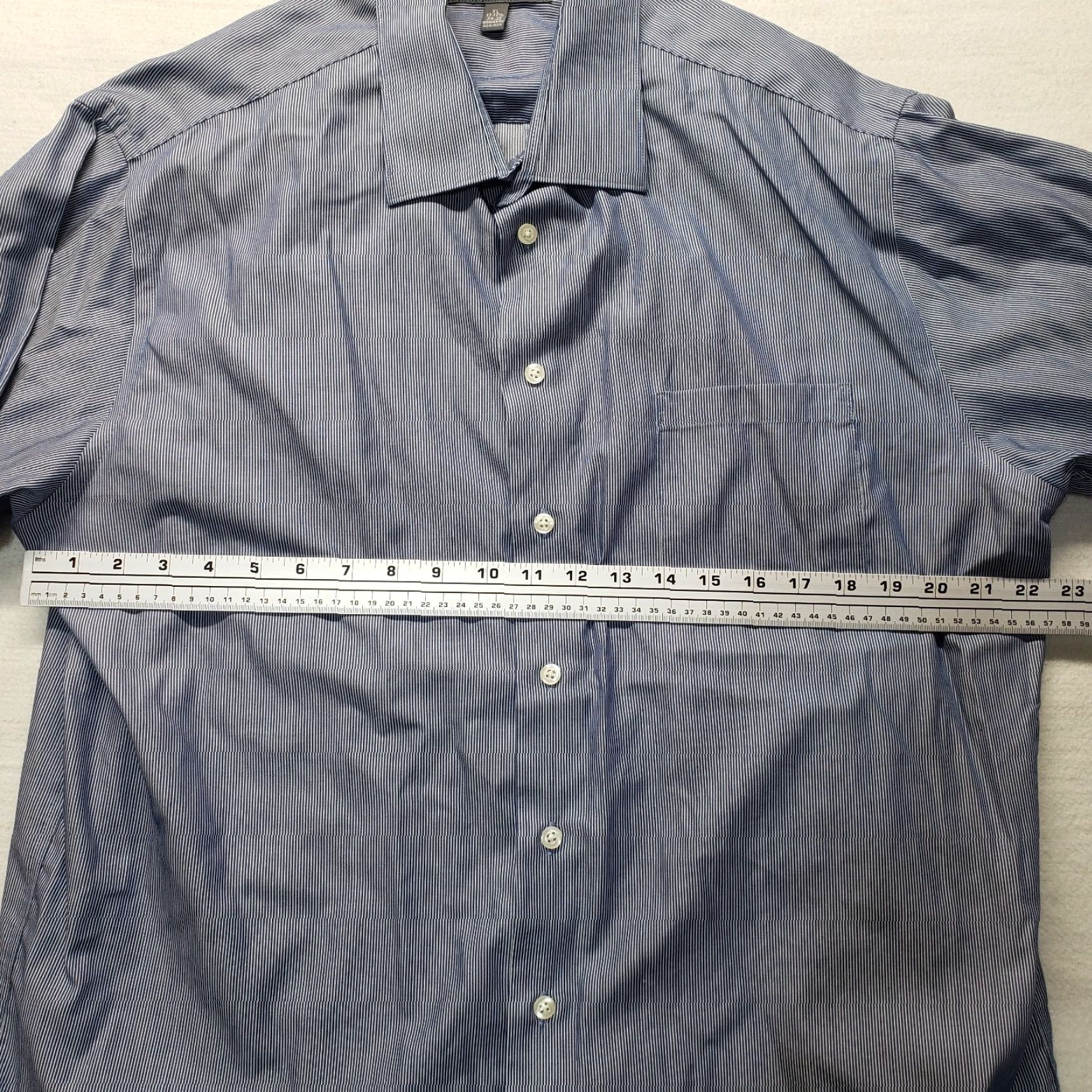 Kenneth Cole Kenneth Cole Reaction Shirt Adult XL Blue Button-Up Long Sleeve Mens Size US XL / EU 56 / 4 - 3 Thumbnail