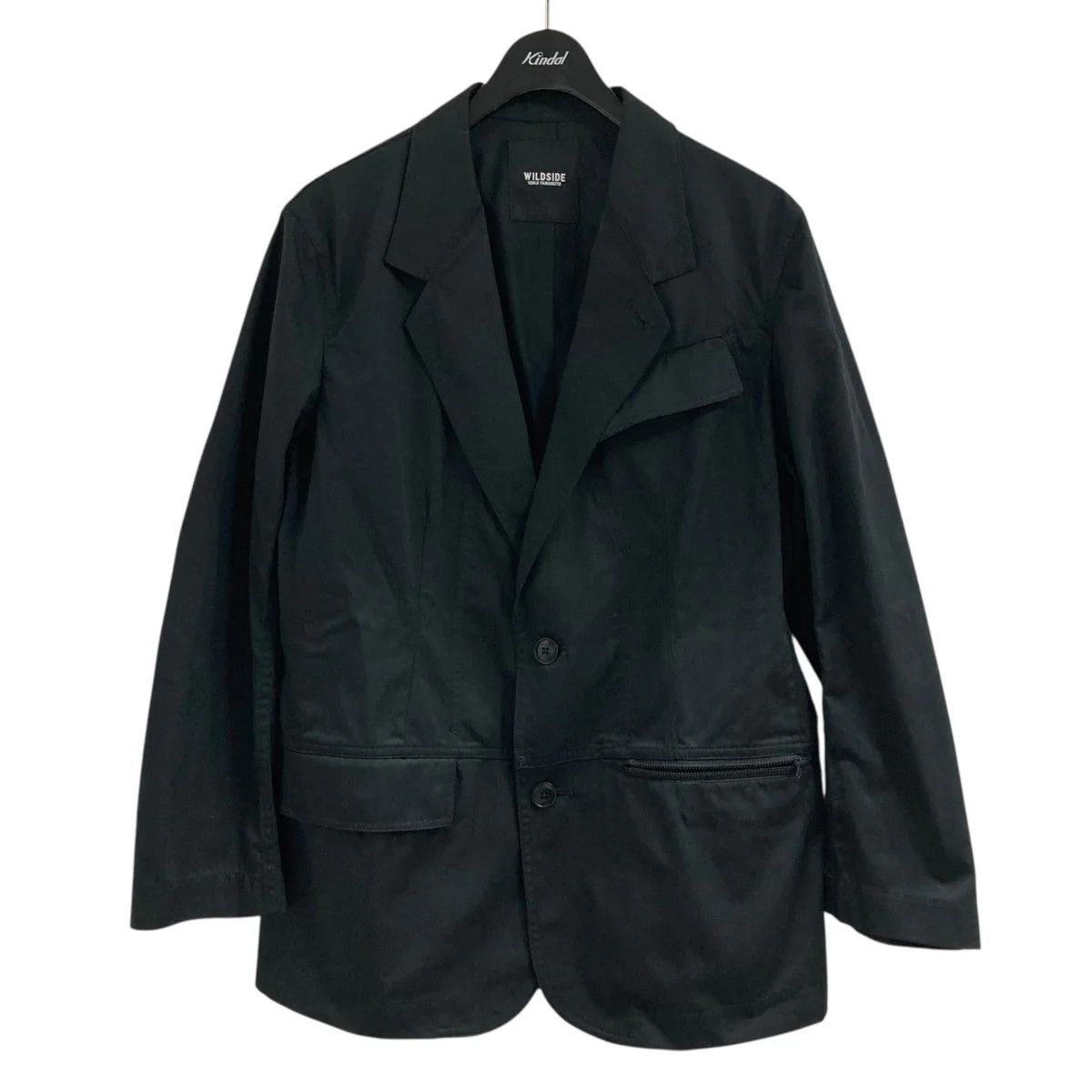 Yohji Yamamoto WILDSIDE YOHJI YAMAMOTO/Twill 2B Tailored Collar Jacket Size US S / EU 44-46 / 1 - 1 Thumbnail