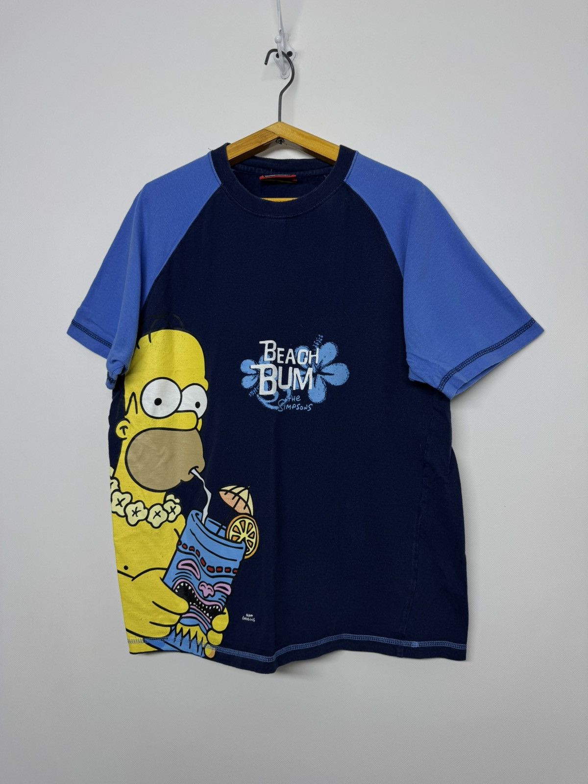 The Simpsons Vintage Y2k The Simpson Homer Big Logo Rate T-Shirt Size US M / EU 48-50 / 2 - 3 Thumbnail