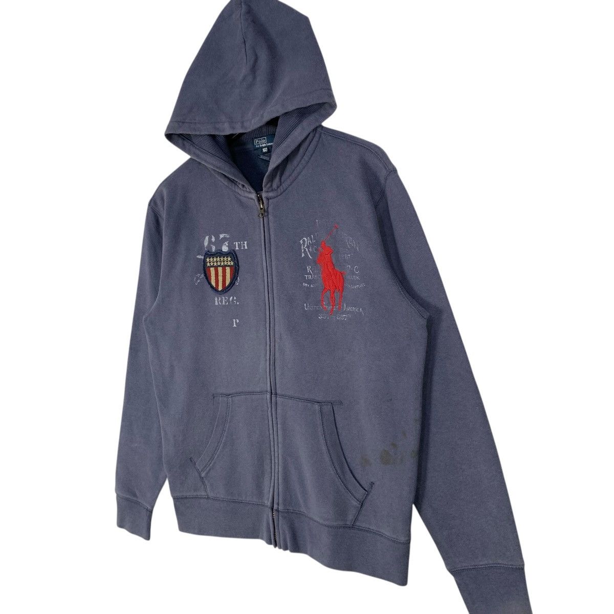 Polo Ralph Lauren Vintage Polo Ralph Lauren For Kids Sweatshirt Hoodie Size US S / EU 44-46 / 1 - 3 Thumbnail