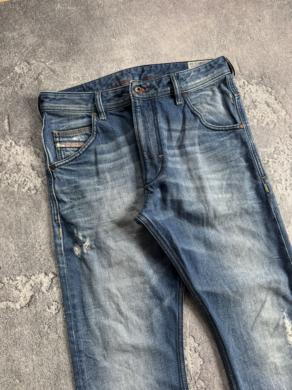 Diesel Diesel 29/32 Krooley distressed denim pants jeans trousers Size US 29 - 9 Thumbnail