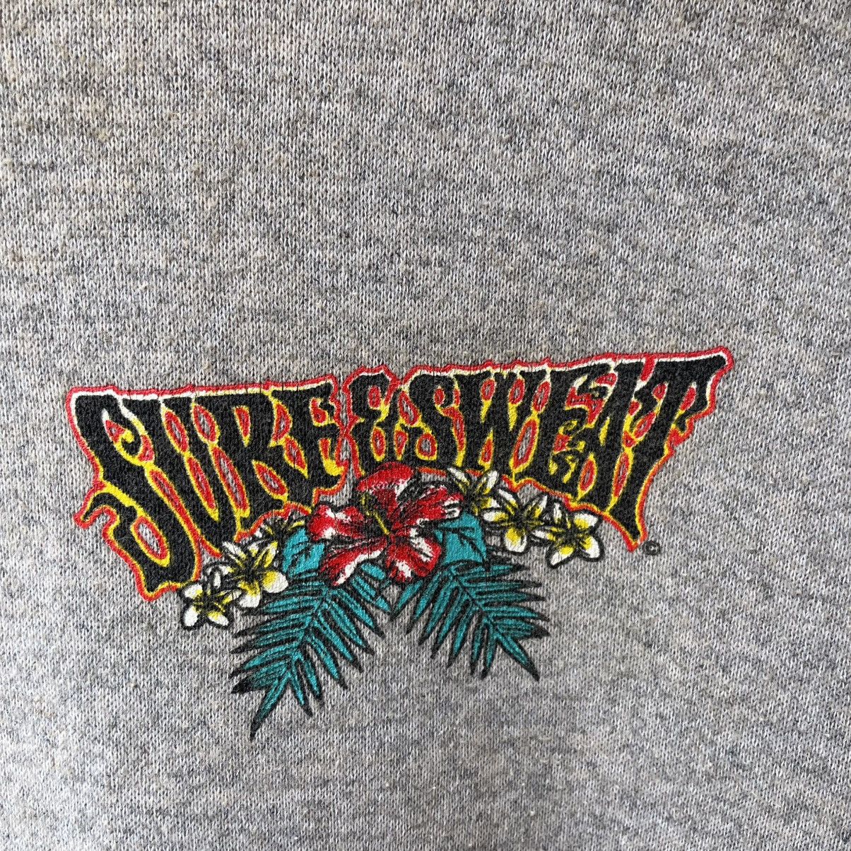 Vintage 🔥Vintage 1994 Surf And Sweat Big Wave Groovy Pullover Hoodie Size US M / EU 48-50 / 2 - 9 Thumbnail