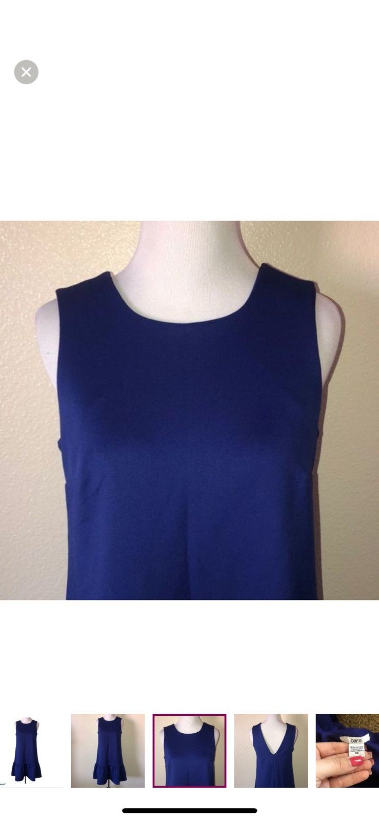 Bar III Bar III XS dropwaist scuba dress Size XS / US 0-2 / IT 36-38 - 2 Thumbnail
