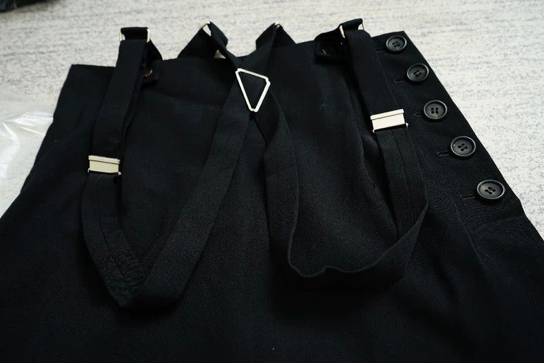 Y's Y's size os Wool suspender skirt Size 25" / US 0 / IT 36 - 3 Thumbnail