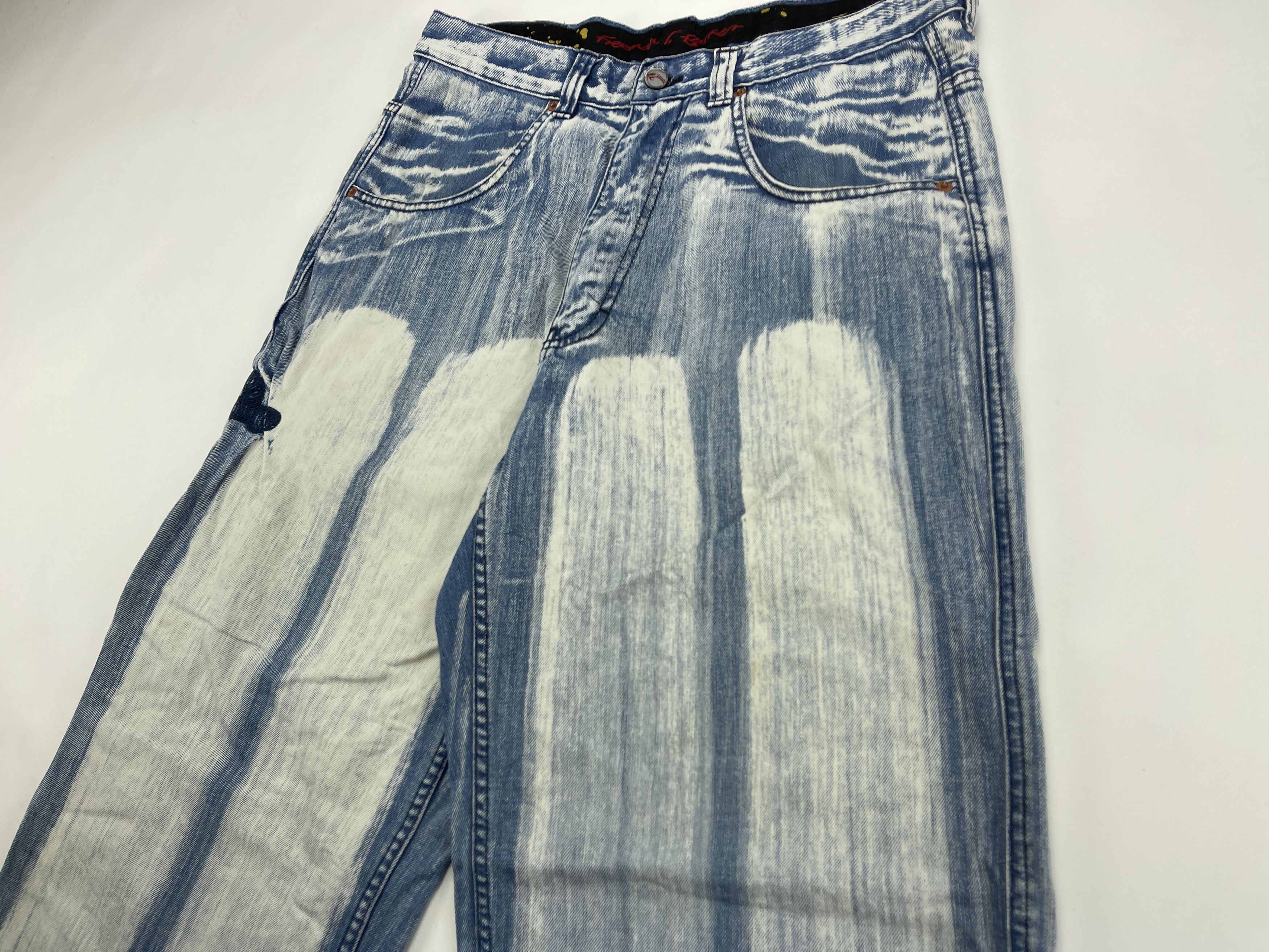 Freeman T. Porter Freeman T. Porter jeans, vintage hip hop baggy, acid wash 34 Size US 34 / EU 50 - 9 Thumbnail