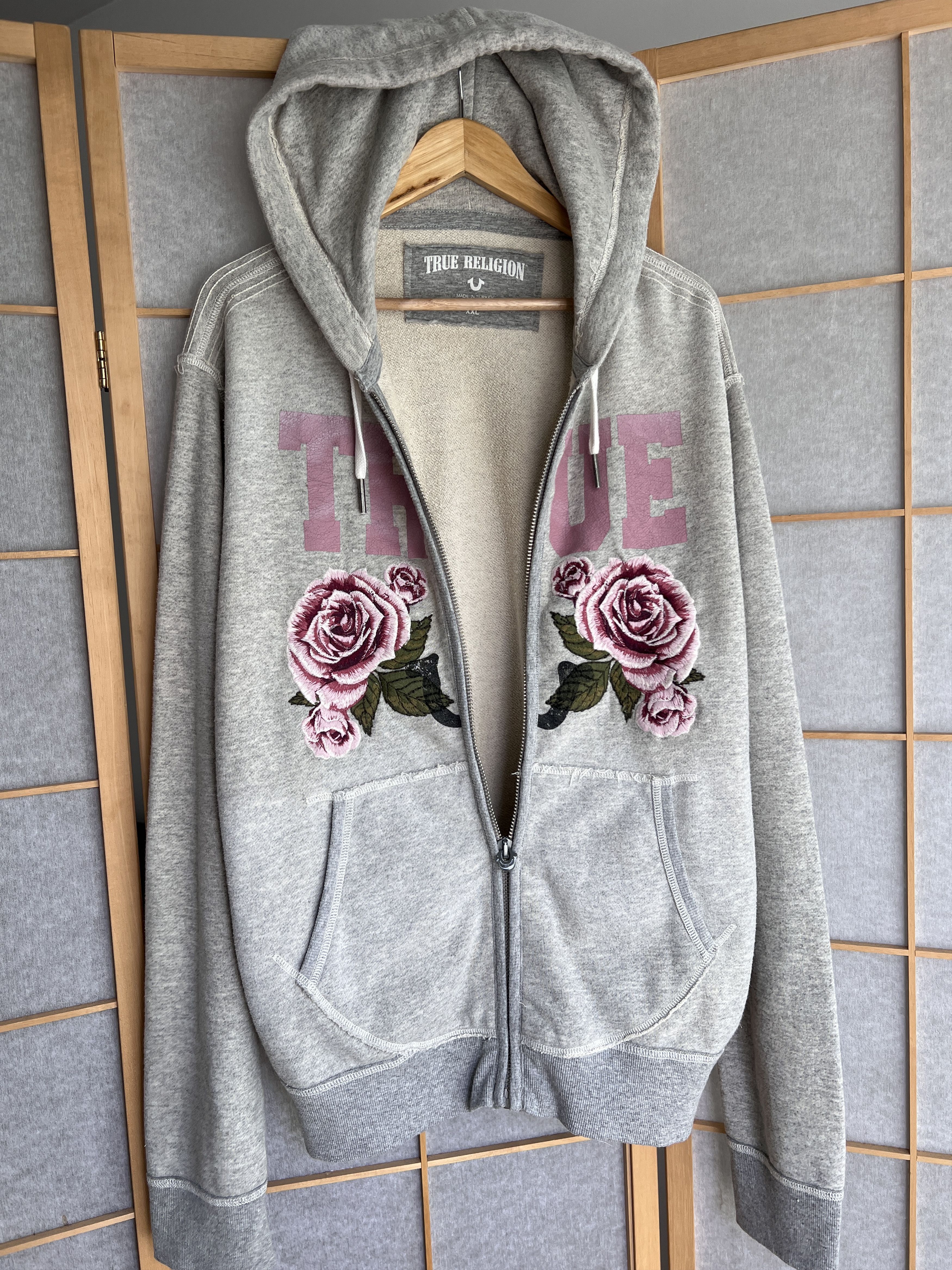 True Religion Rare True Religion vintage embroidered zip up hoodie printed Size US XXL / EU 58 / 5 - 3 Thumbnail