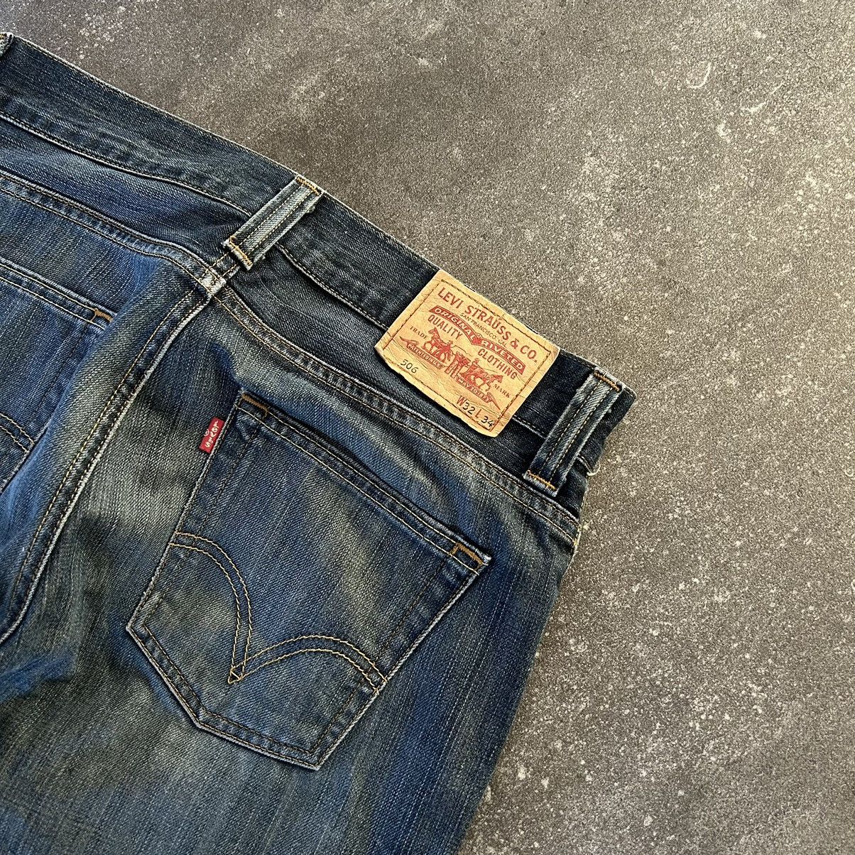 Levi's Levi's 506 Standard Jeans Washed Denim Vintage Staight Cut Size US 32 / EU 48 - 3 Thumbnail