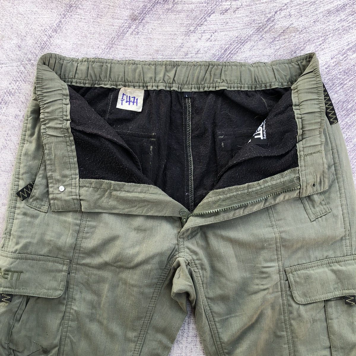 Japanese Brand Stretchable Waist Cargo Pants Suitable for outdoor Style Size US 32 / EU 48 - 7 Thumbnail