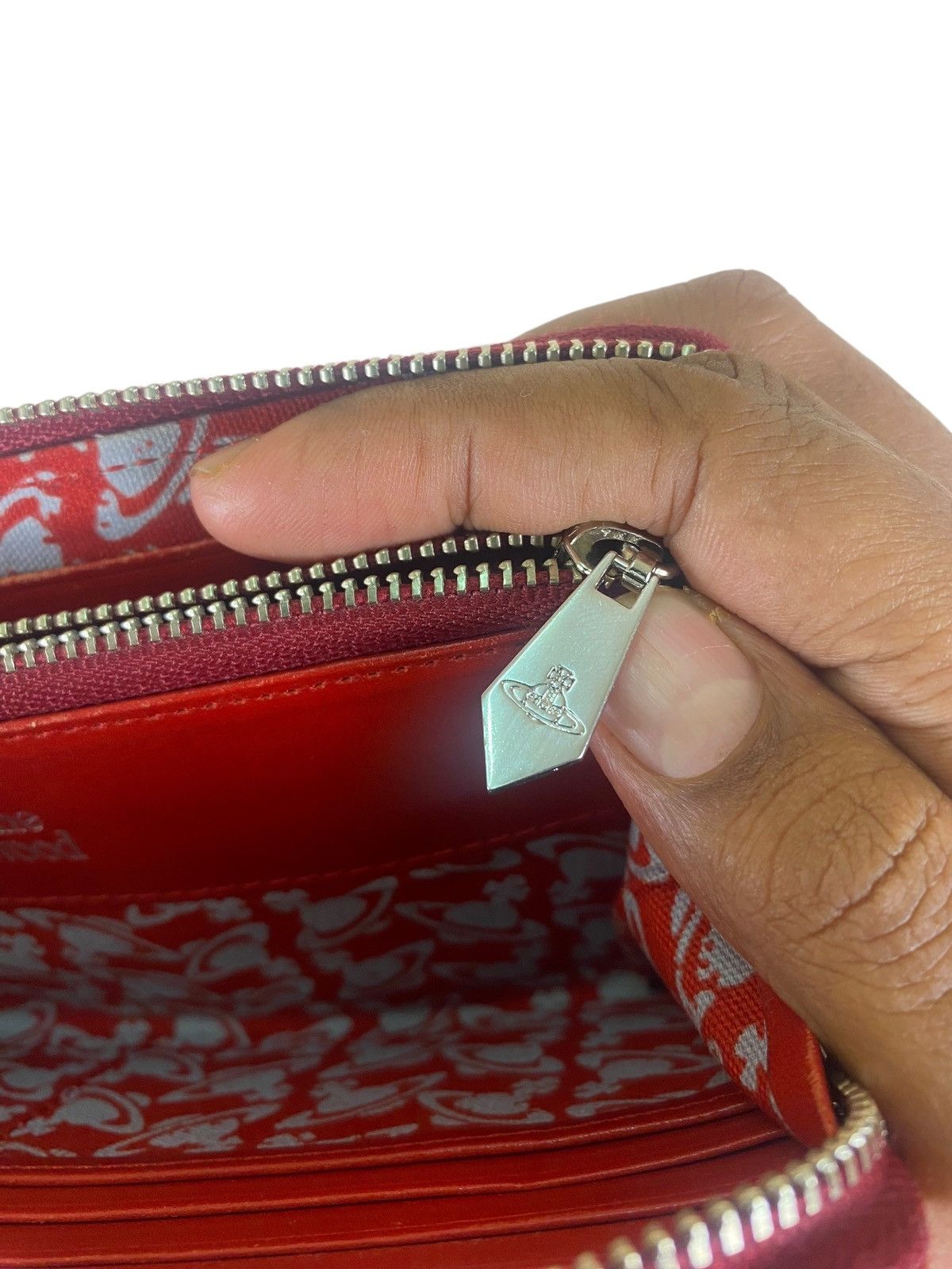 Vivienne Westwood Vivienne Westwood Water Orb Round Zipper Long Wallet Size ONE SIZE - 9 Thumbnail