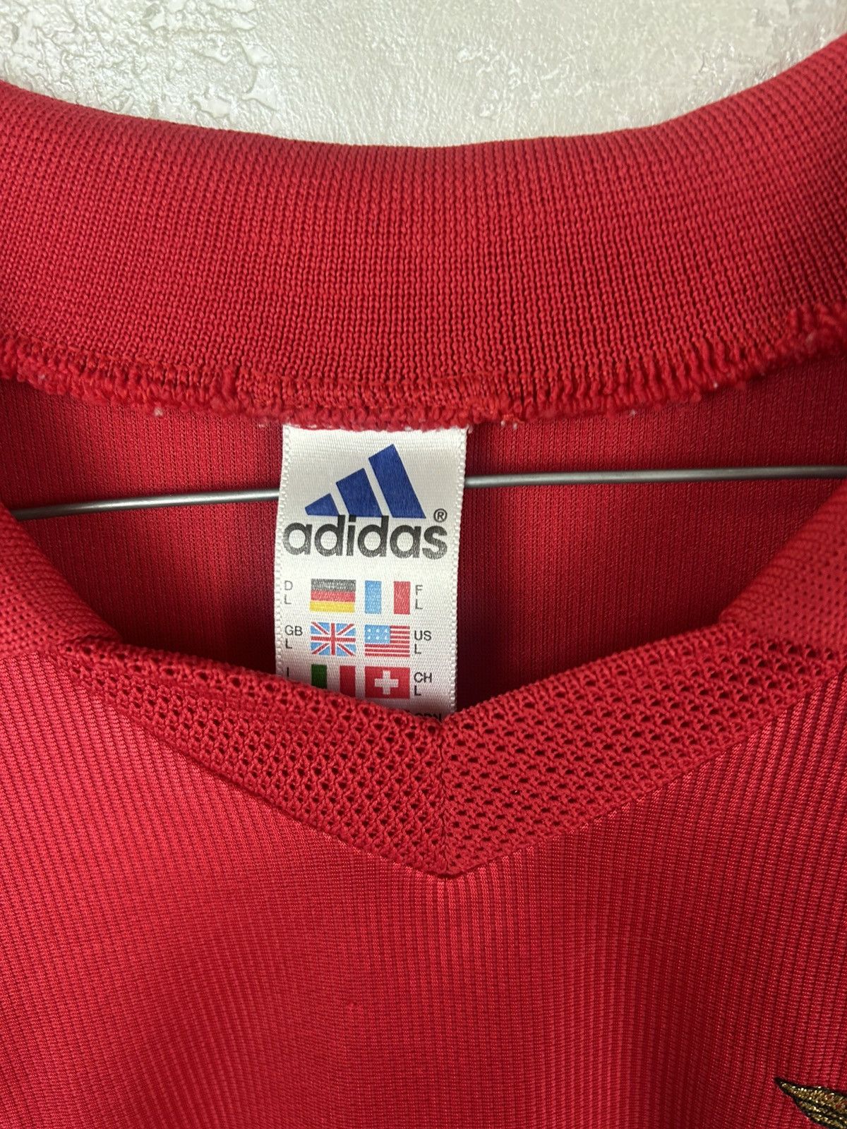 Adidas Vintage Jersey 1998/99 Benfica Home Football Shirt Adidas Size US L / EU 52-54 / 3 - 13 Thumbnail