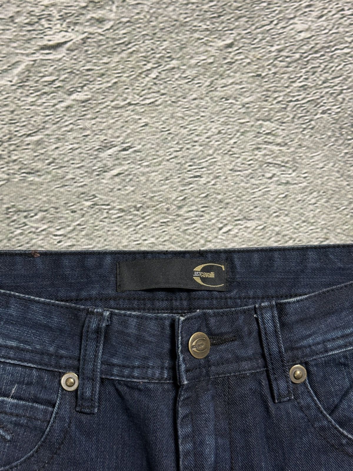 Just Cavalli Just Cavalli Jeans Embroidery dark navy blue Size US 31 - 8 Thumbnail