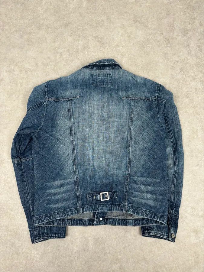 Marithe + Francois Girbaud FW2002 Marithé + François Girbaud Blue Faded Light Denim Jacket Size US S / EU 44-46 / 1 - 6 Thumbnail