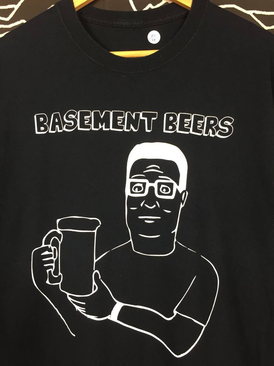Cartoon Network × Vintage Basement Beers King Of The Hill Animated Sitcom Cartoon Tee Size US L / EU 52-54 / 3 - 3 Thumbnail