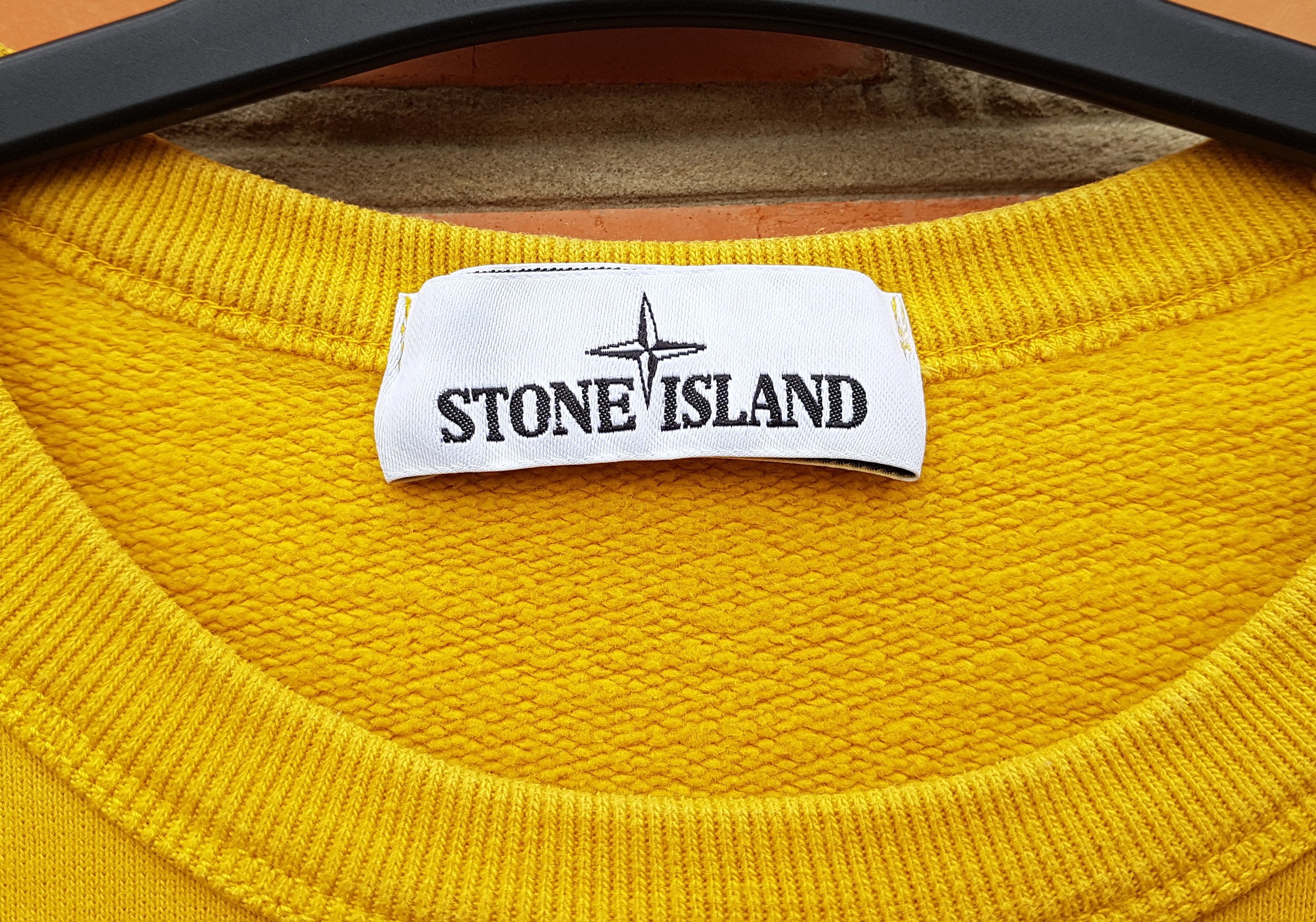 Stone Island Stone Island Garment Dyed Intarsia Logo Sweatshirt Size US S / EU 44-46 / 1 - 6 Thumbnail