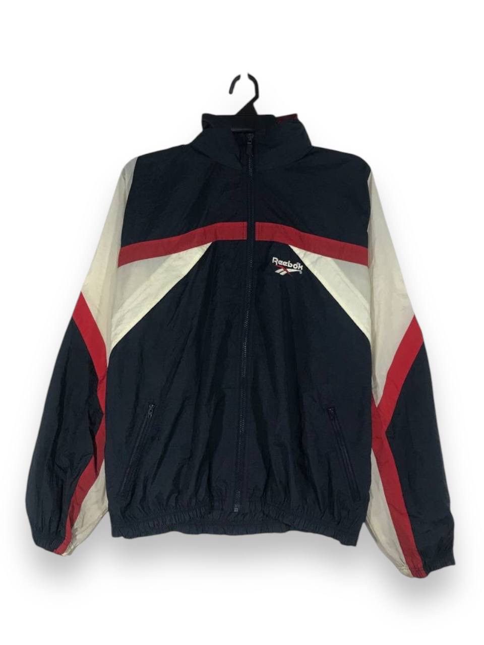 Reebok vintage reebok windbreaker big logo Size US M / EU 48-50 / 2 - 1 Thumbnail