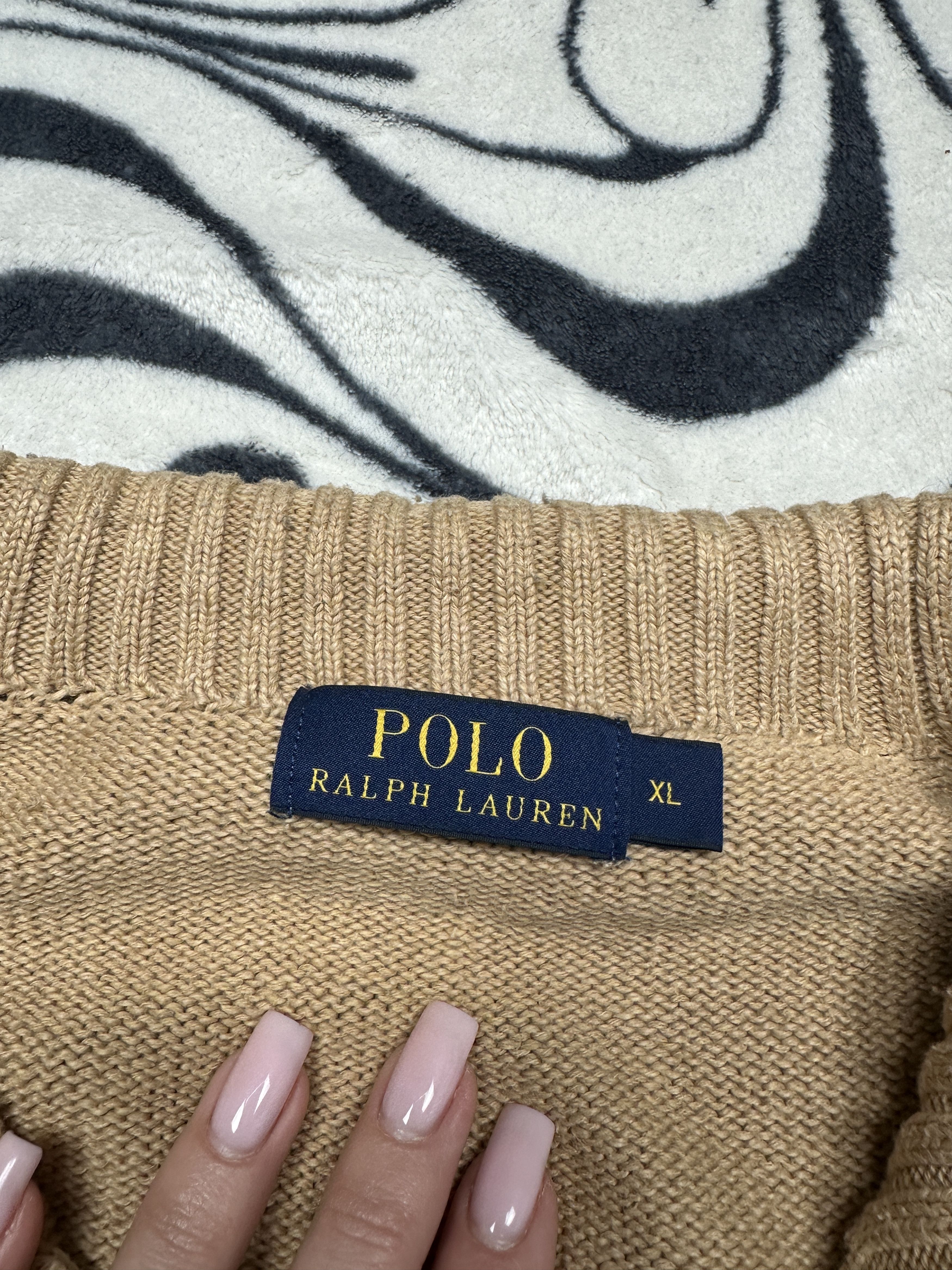 Polo Ralph Lauren Polo Ralph Lauren Mens 1\4 Zip Knit Sweater Size US XL / EU 56 / 4 - 4 Thumbnail