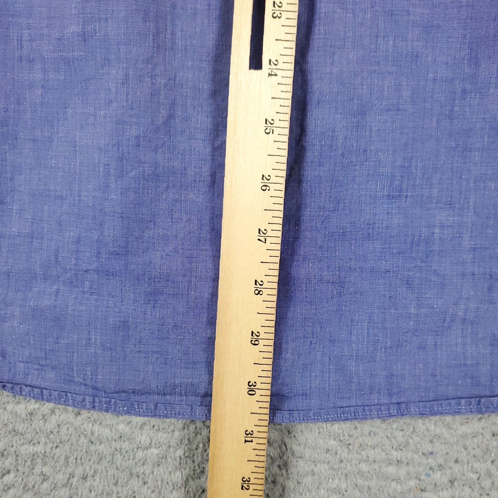 Tommy Hilfiger Tommy Hilfiger Shirt Mens 15.5 Blue Dress Long Sleeve Button Up Collared Regular NWT? (Note: N/A) Size 40R - 4 Thumbnail