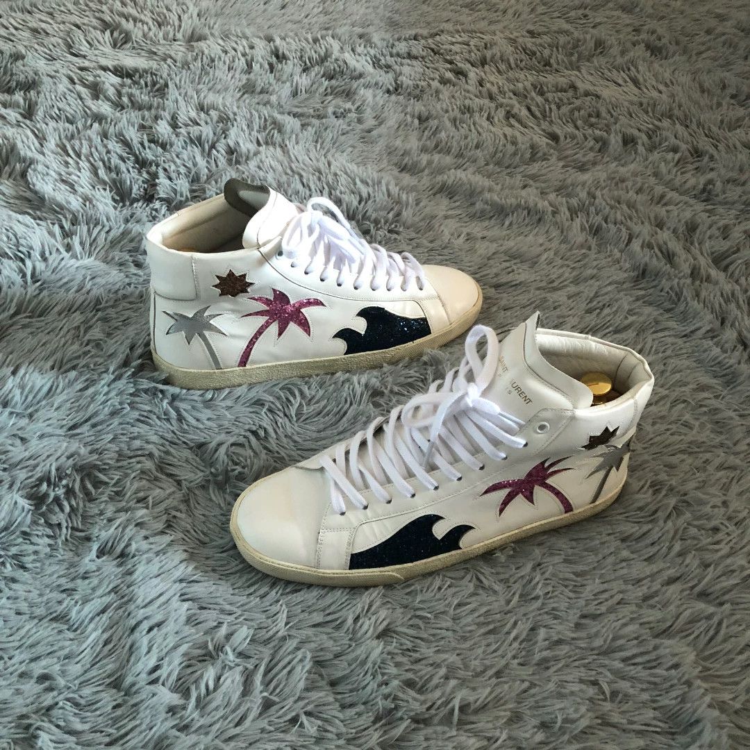 Saint Laurent Paris Saint Laurent Scales Coconut Tree Sneakers Size US 10 / EU 43 - 1 Thumbnail