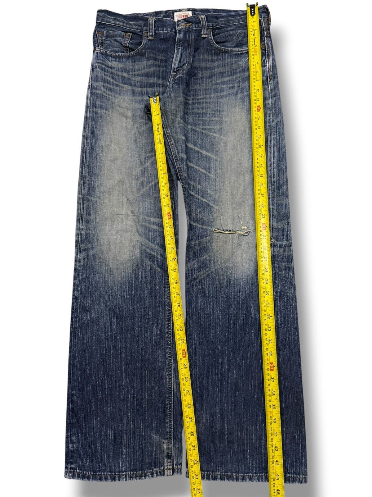 Edwin Vintage Edwin 404 XV Japan Denim Jeans | Loose Straight W35 Size US 35 - 15 Thumbnail