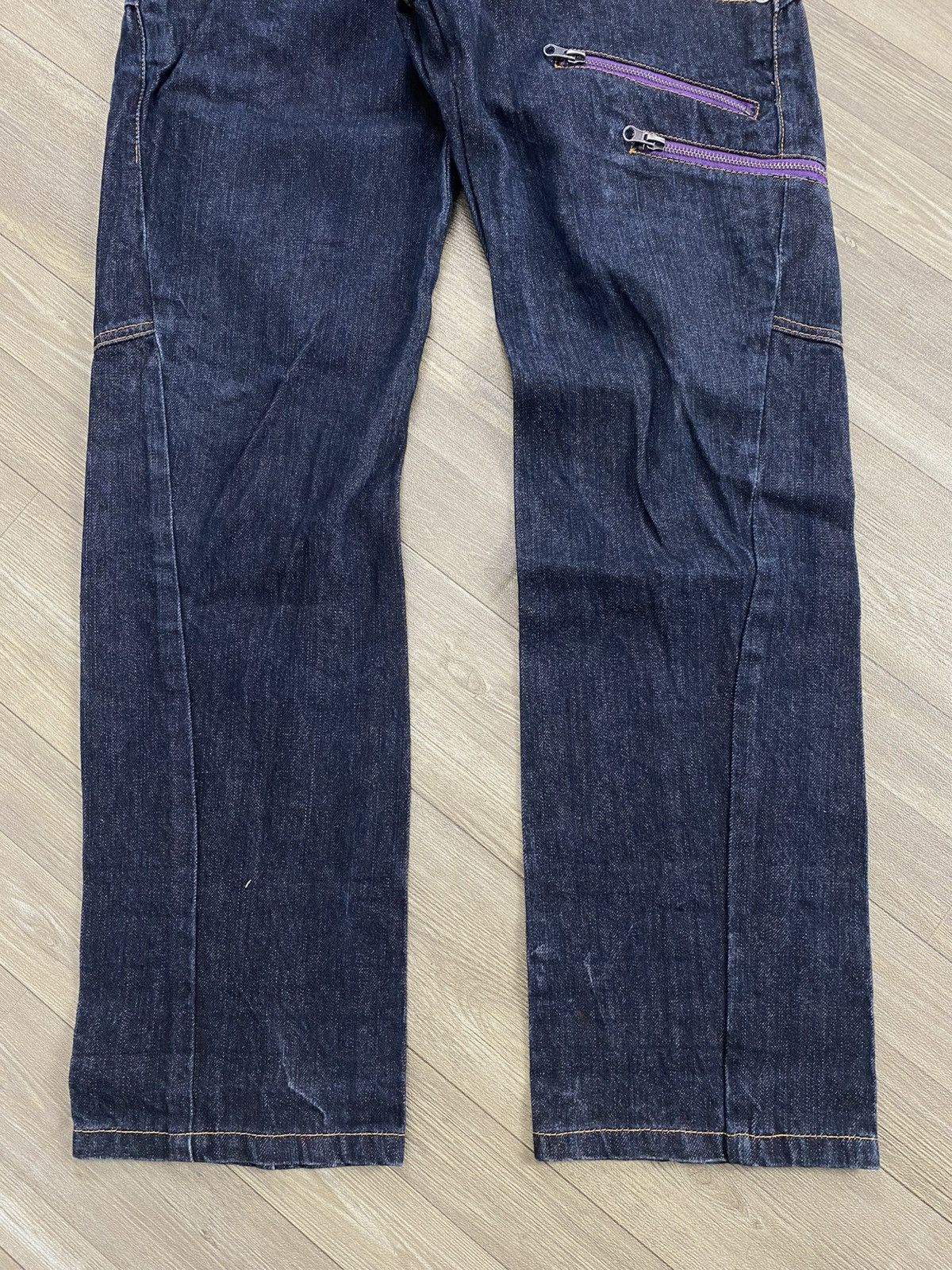 If Six Was Nine 2000s Nylaus Double Waist Multipocket Punk Lgb Style Jeans Size US 28 / EU 44 - 9 Thumbnail