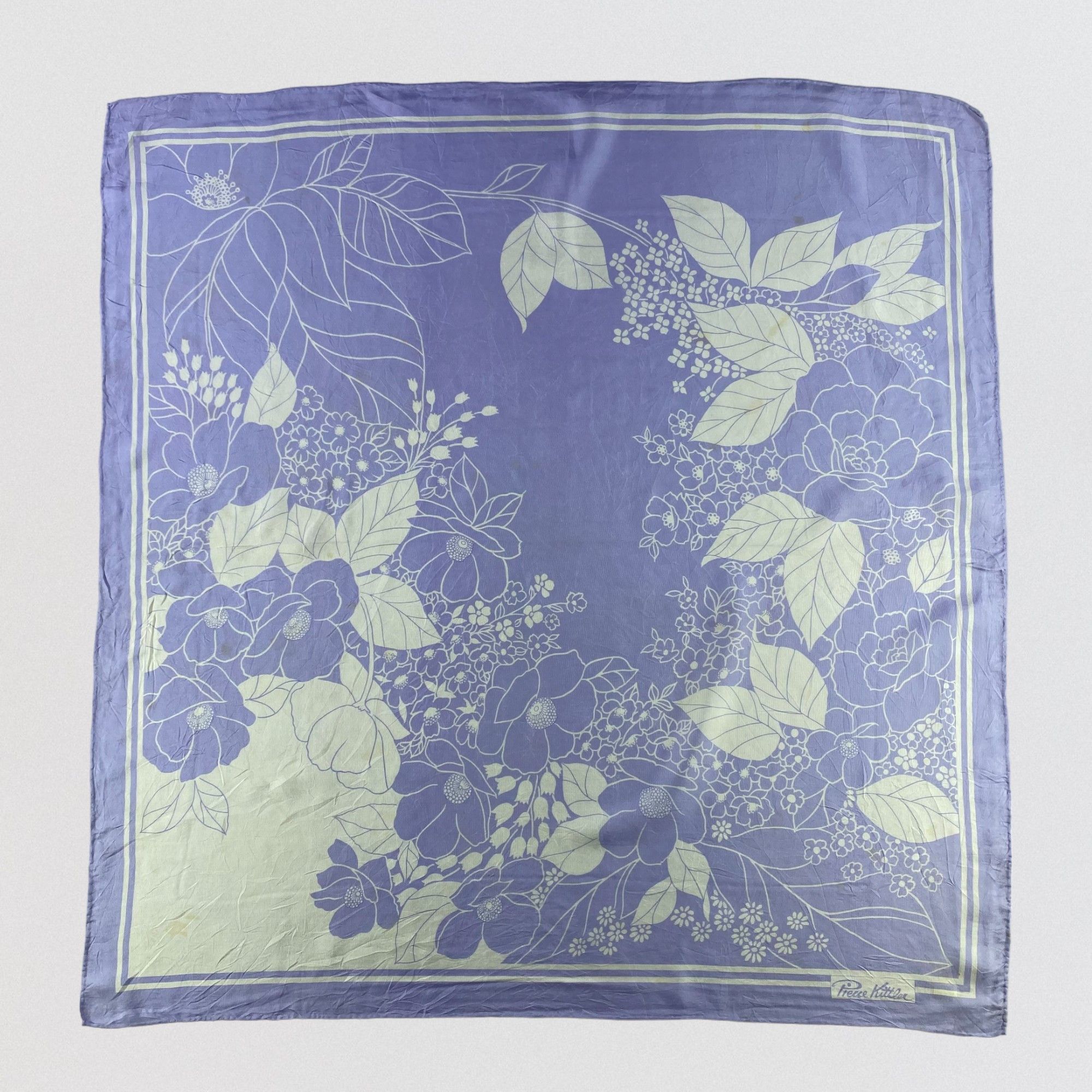Japanese Brand × Vintage Vintage Japanese Brand Floral Scarf SS041 Size ONE SIZE - 1 Thumbnail