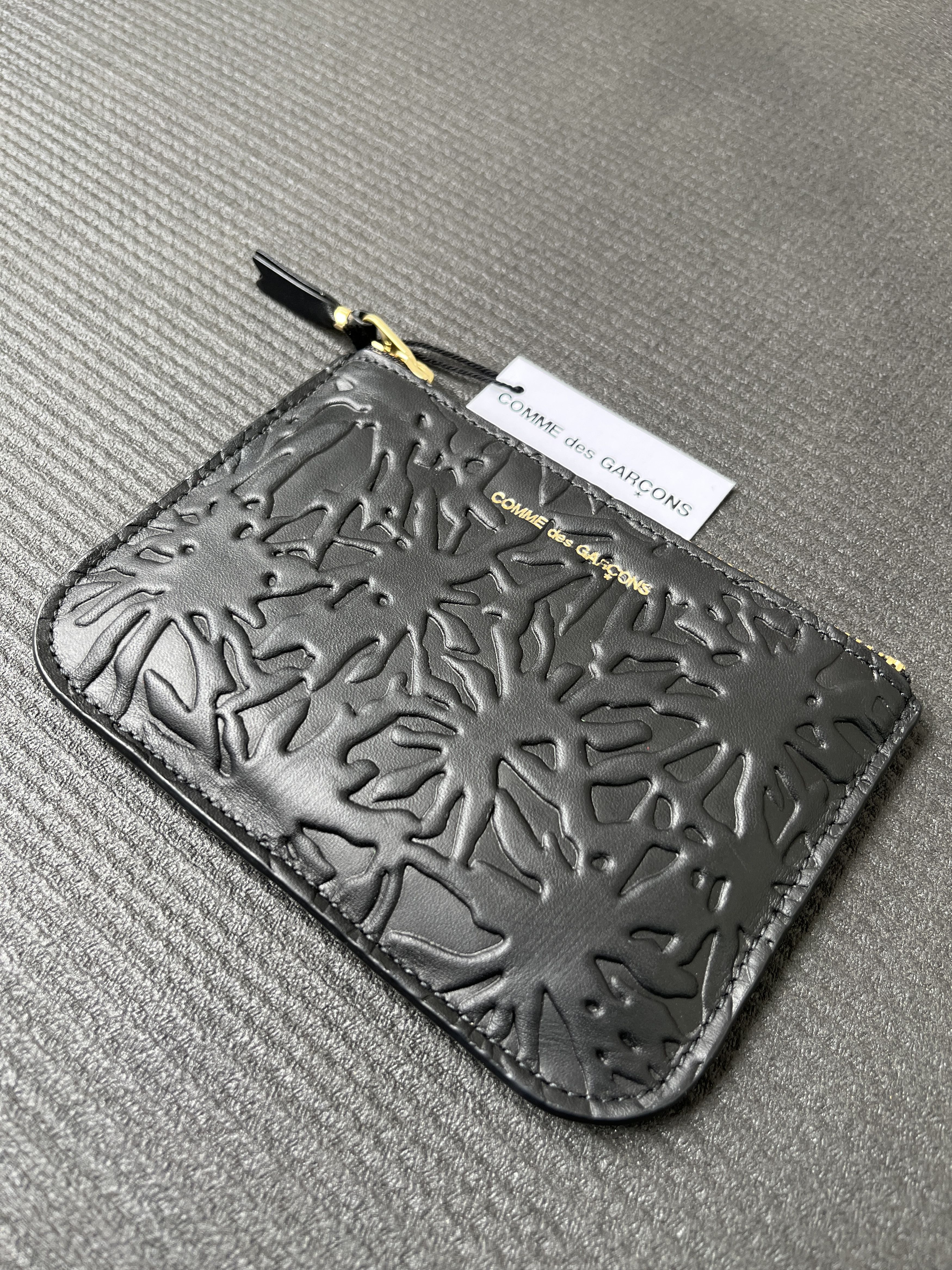 Comme des Garcons Comme des Garcons Embossed Forest Zip Pouch Wallet Size ONE SIZE - 2 Thumbnail
