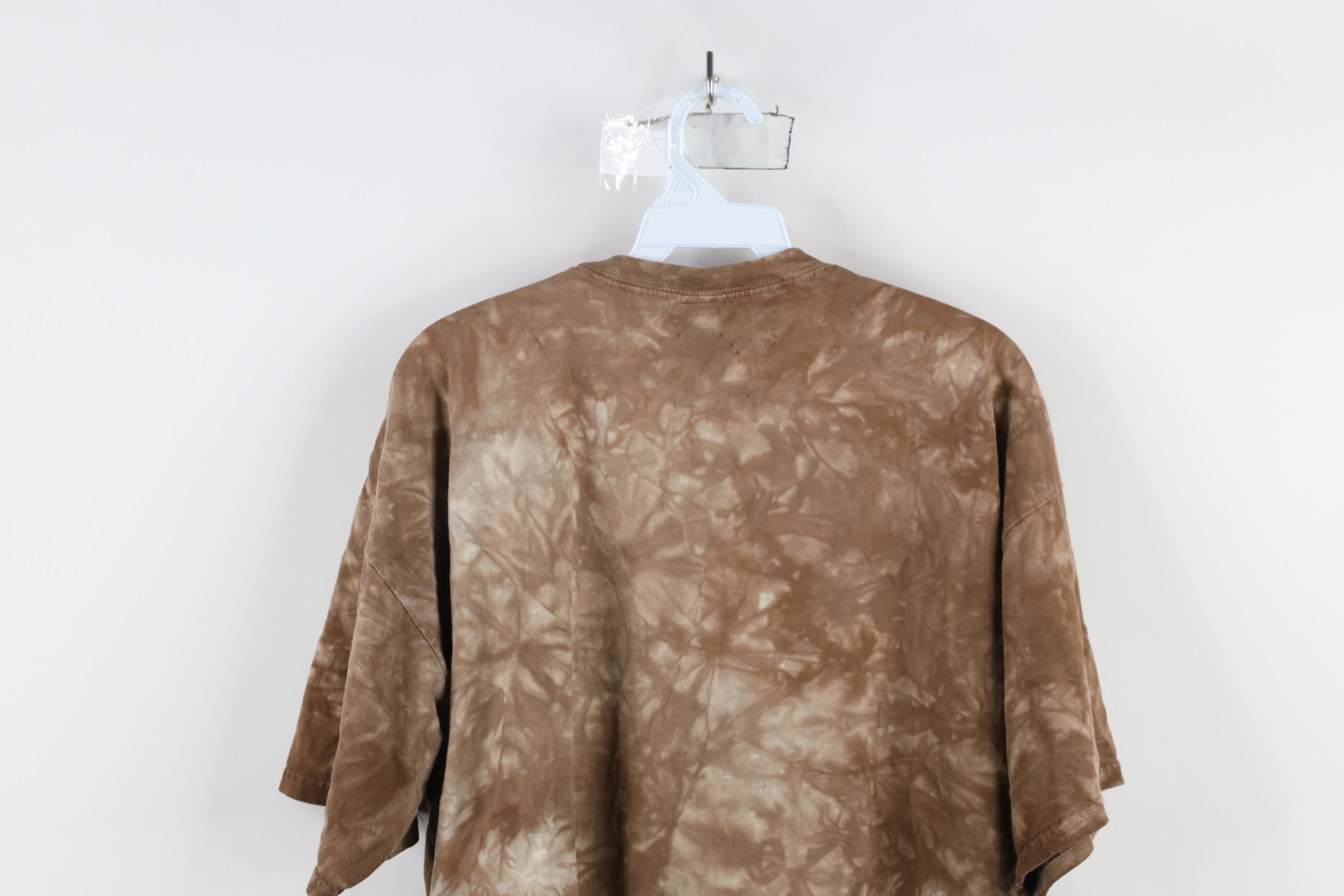 Vintage Vintage 90s Y2K Streetwear Equestrian Wash T-Shirt Brown Size US XL / EU 56 / 4 - 12 Thumbnail