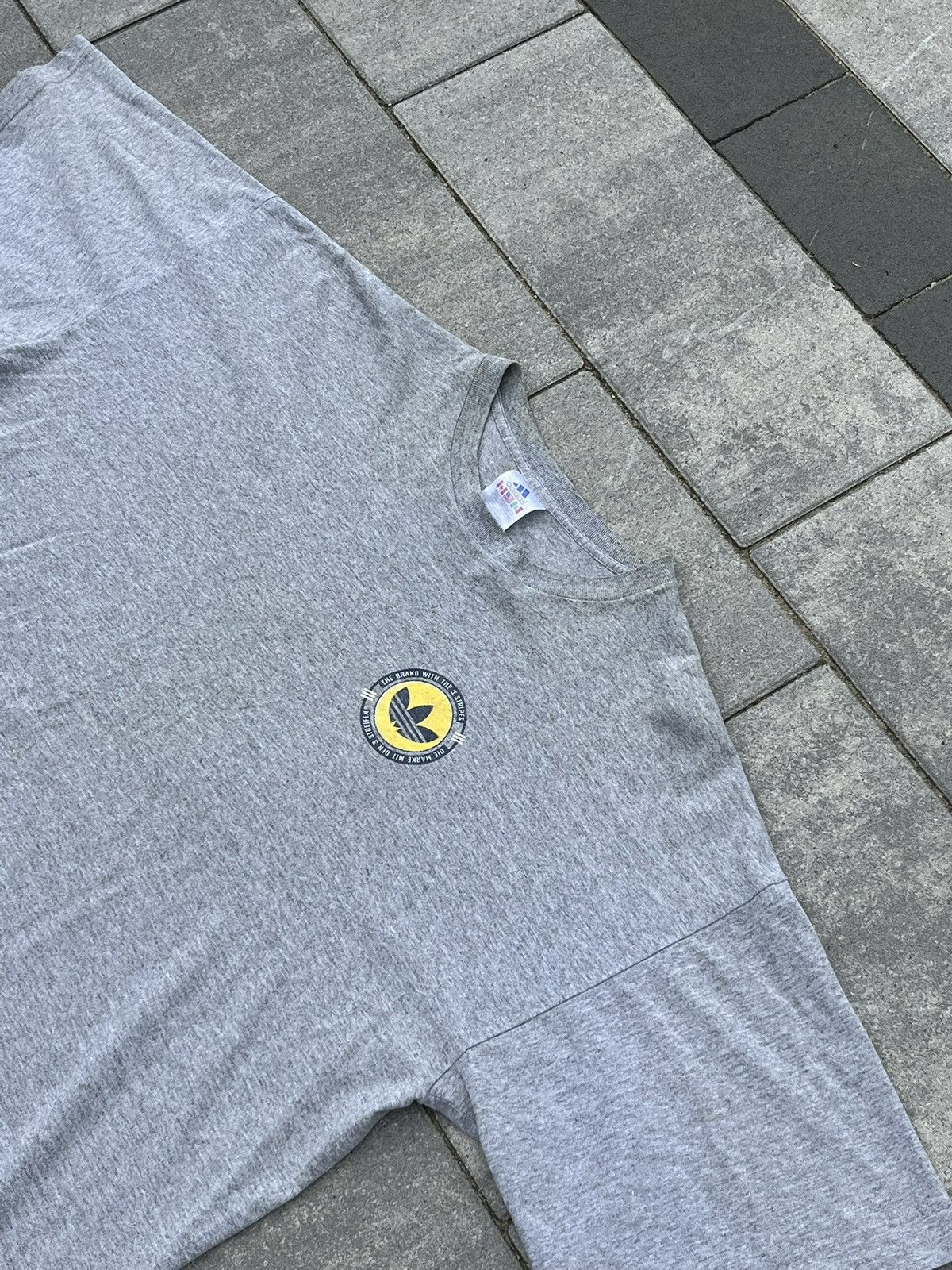 Adidas Vintage Adidas Tee 90’s Grey Size US XXL / EU 58 / 5 - 3 Thumbnail