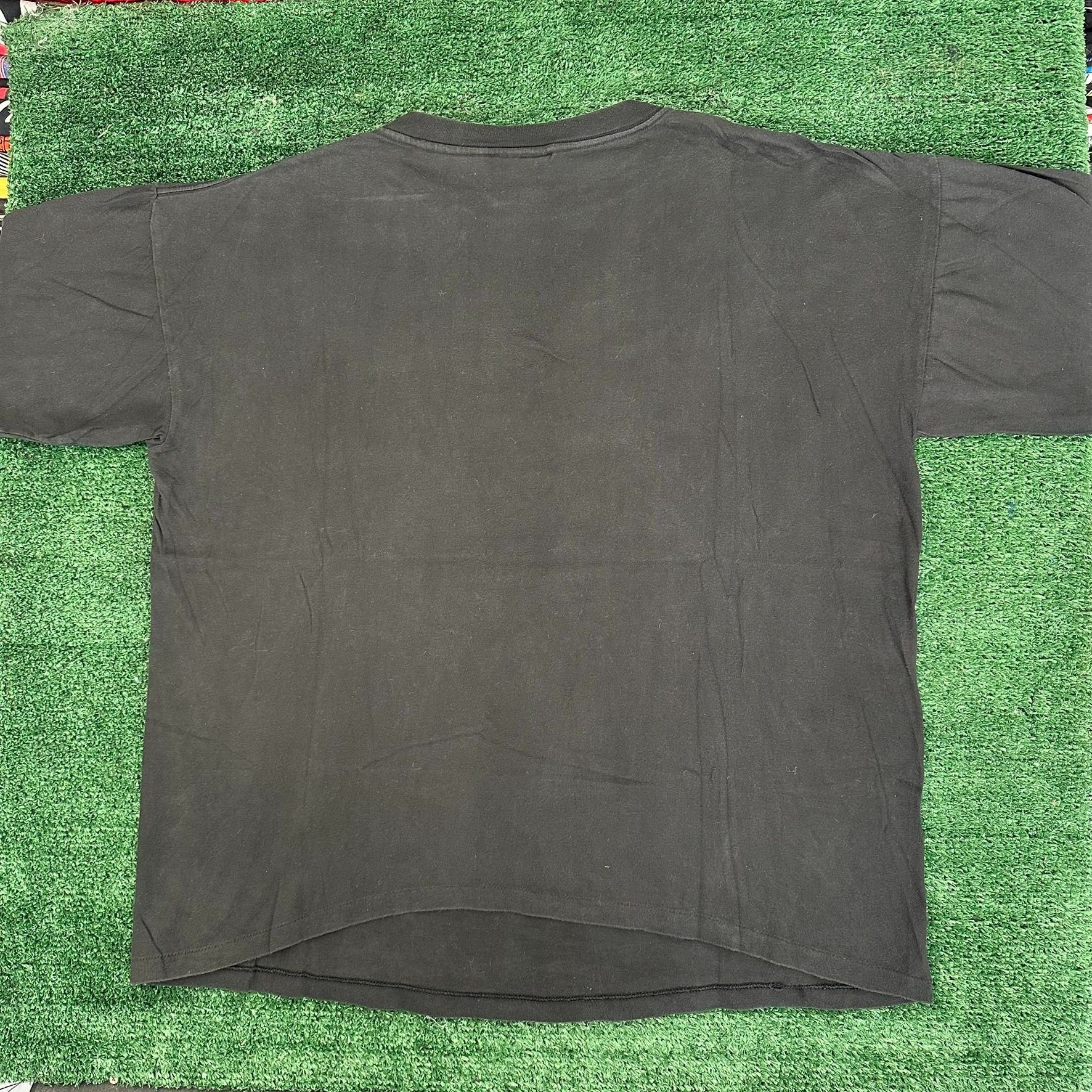 Harley Davidson Vintage 90s Harley Davidson T-Shirt Moto Boxy Faded Black Si Size US XL / EU 56 / 4 - 5 Thumbnail