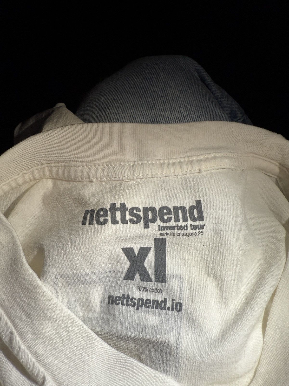 Rap Tees nettspend tour merch Size US XL / EU 56 / 4 - 4 Thumbnail