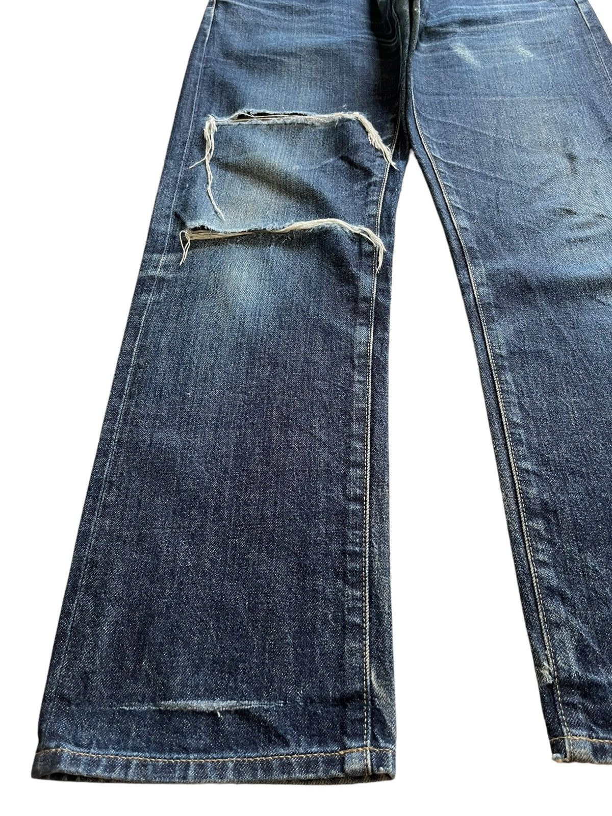 Uniqlo Vintage Japanese Uniqlo Selvedge Dark Wash Loose Jeans Size US 32 / EU 48 - 7 Thumbnail
