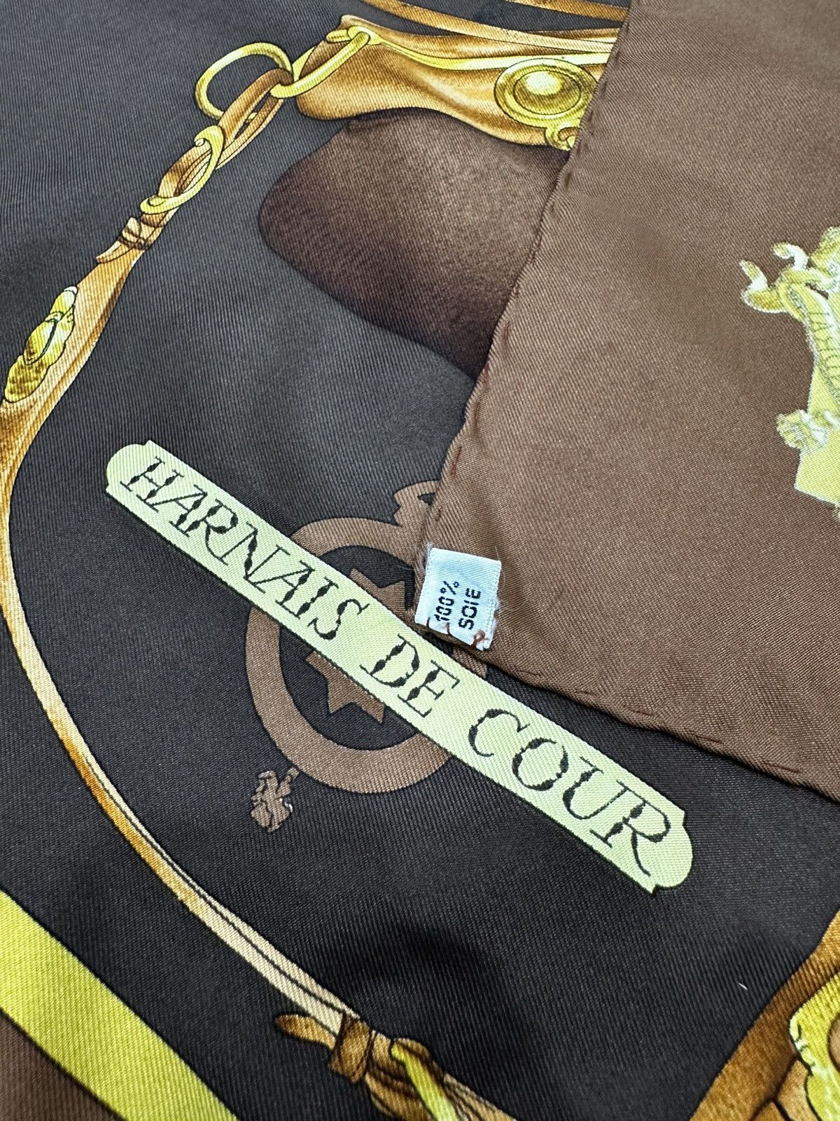 Hermes Hermes Scarf Harnais de cour Hermes Paris Silk Scarf Size ONE SIZE - 6 Thumbnail