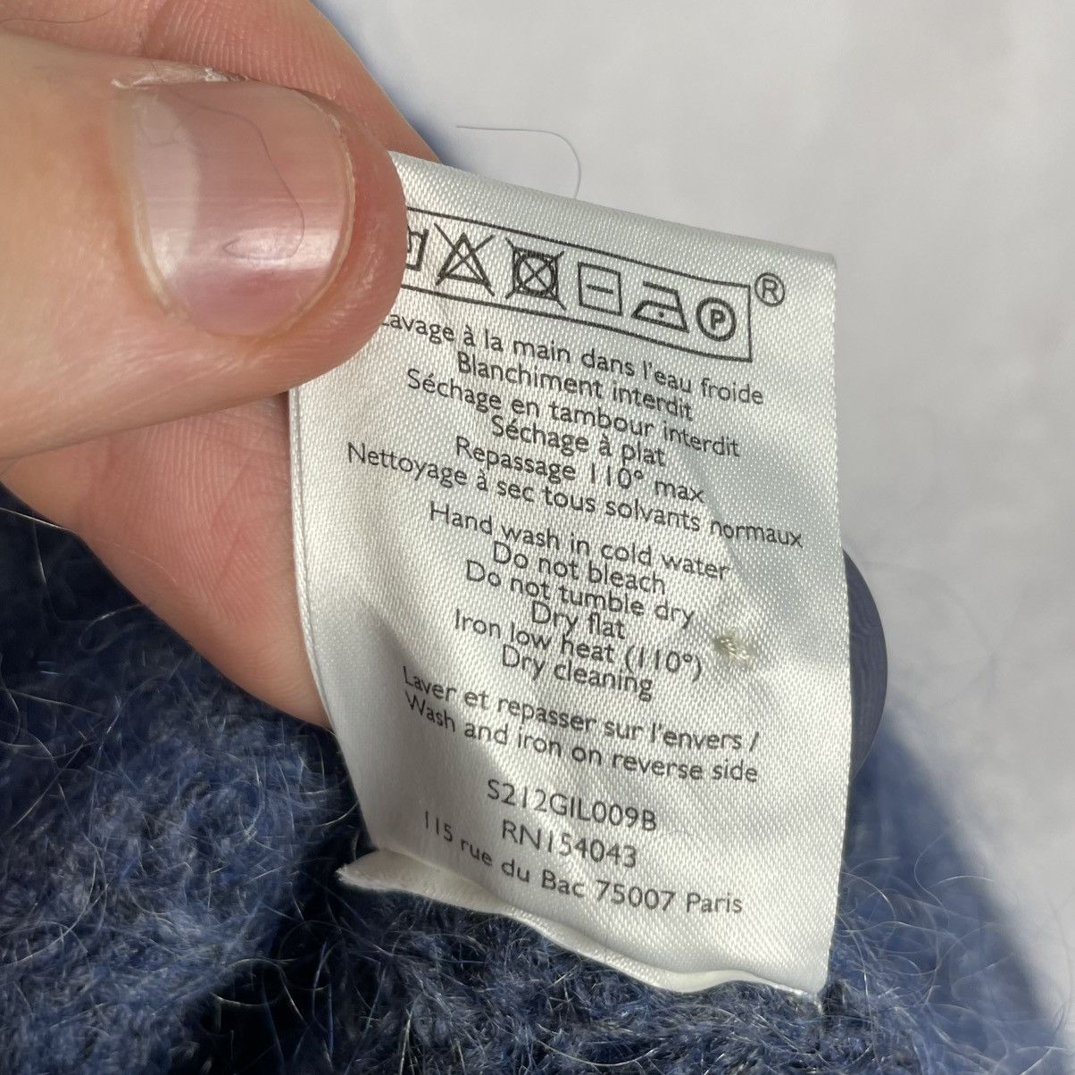 Sezane Sezane Kid Mohair Merino Wool Achille Cardigan Sweater Size XS / US 0-2 / IT 36-38 - 13 Thumbnail