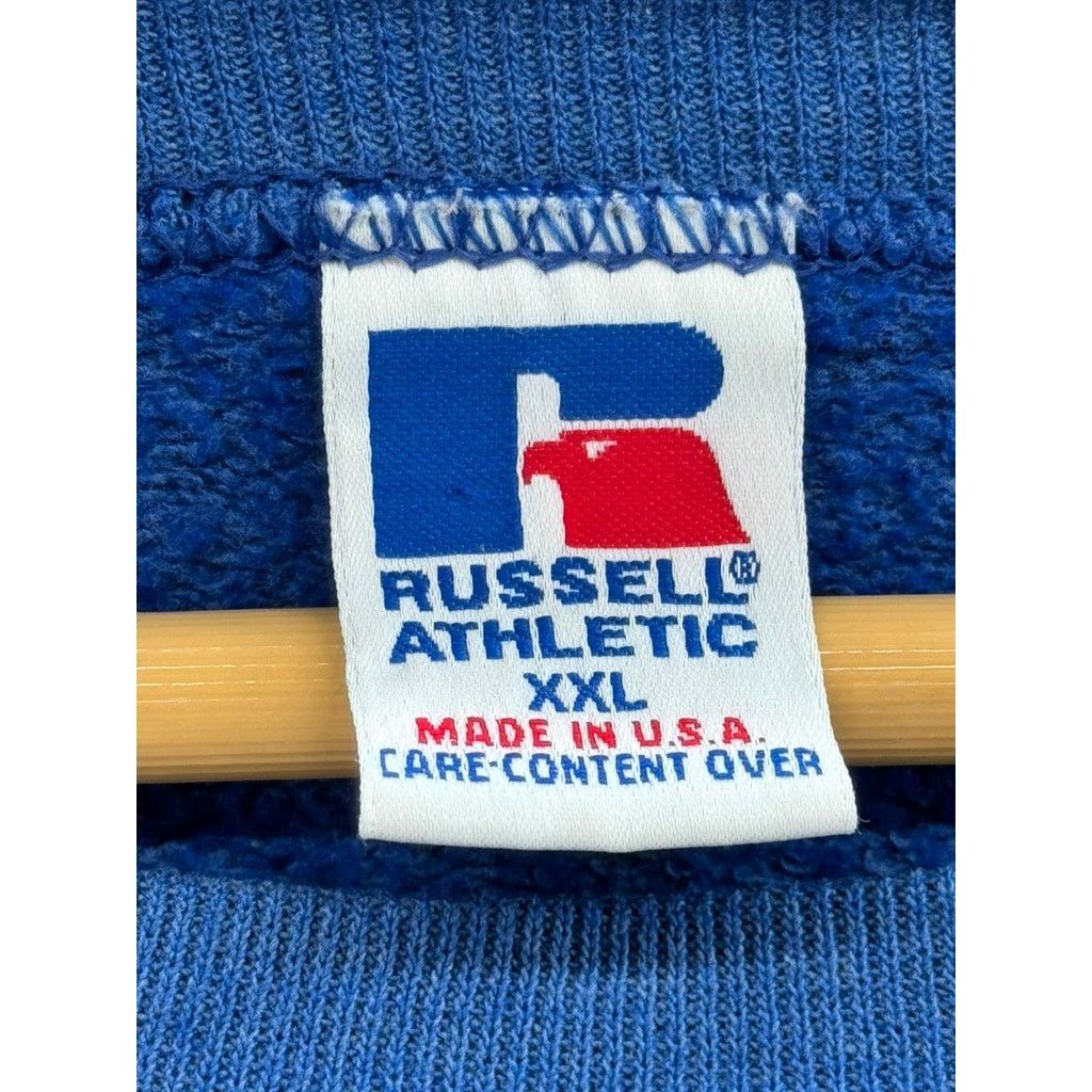 Russell Athletic × Vintage 1990's Russell Athletic Valley Youth Soccer Distressed Crew Size US XXL / EU 58 / 5 - 3 Thumbnail