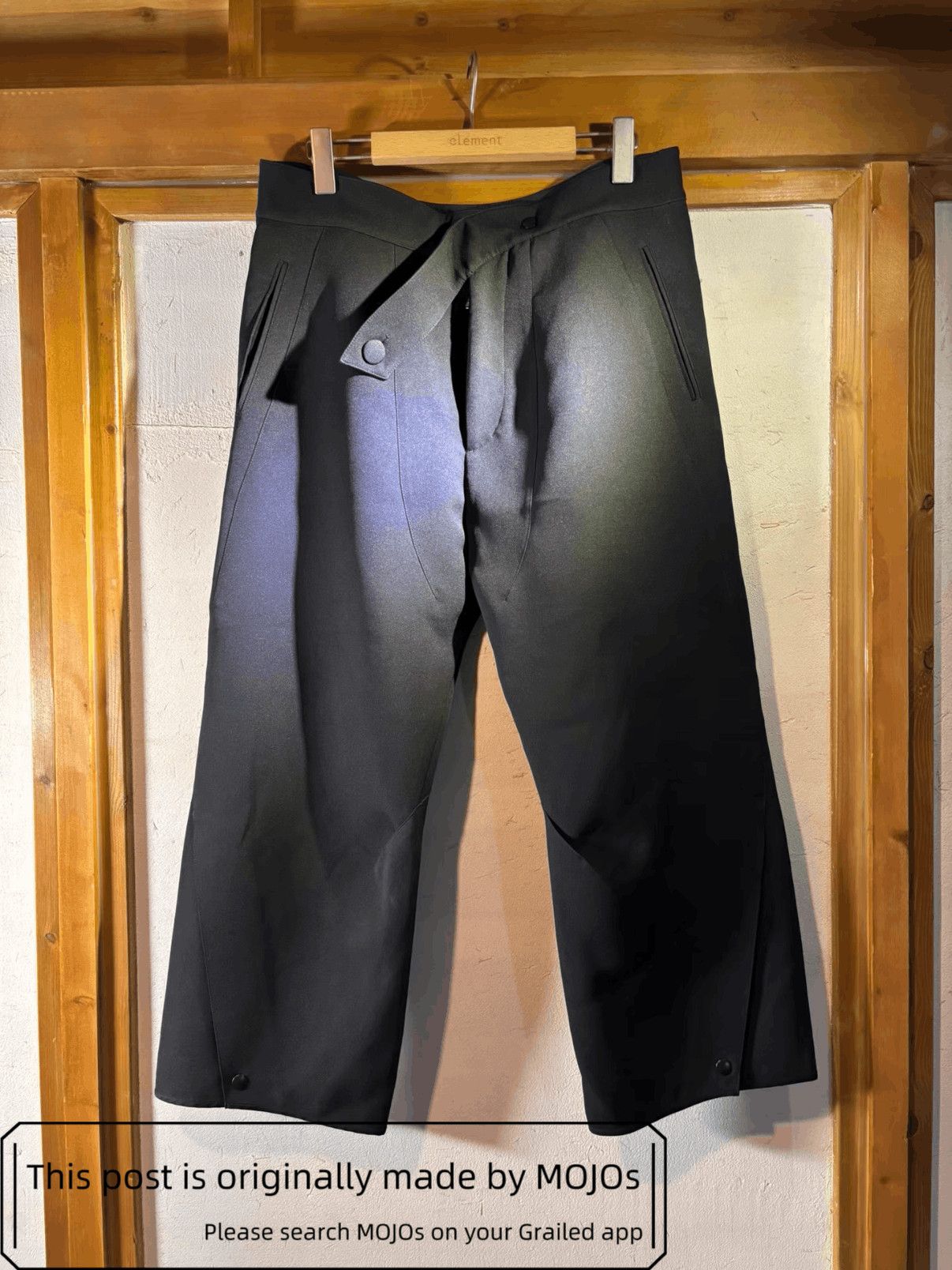 Sz L Kiko Kostadinov 19AW Cropped Balt Pants mojos31