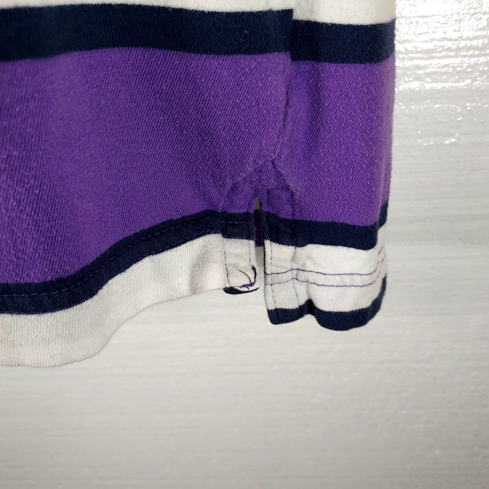 Aeropostale Aeropostale 1987 Shirt Polo California Surf Muscle Mens Medium Purple White Short Sleeve Polo Shirt Size US M / EU 48-50 / 2 - 5 Thumbnail